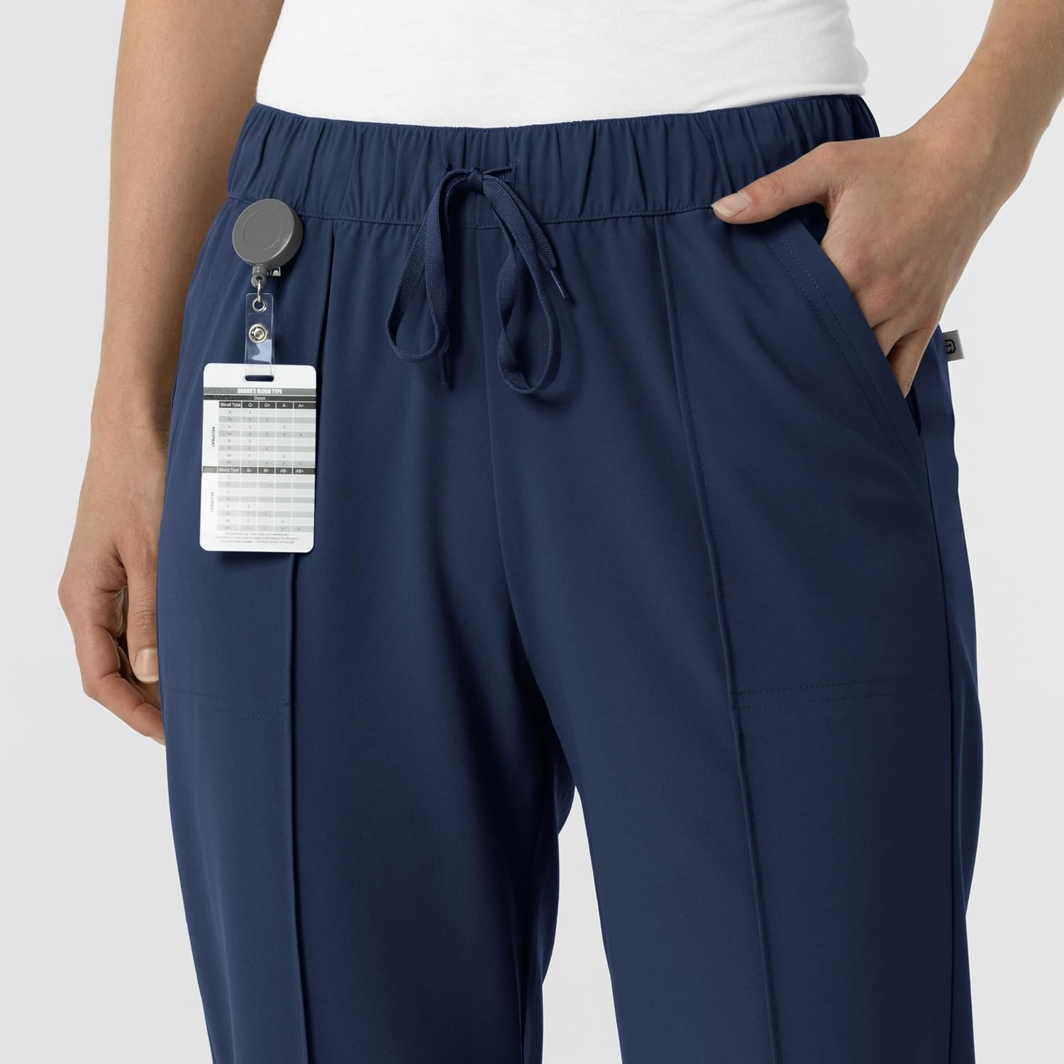 Wink Renew Women’s Pintuck Scrub Pant(Navy)