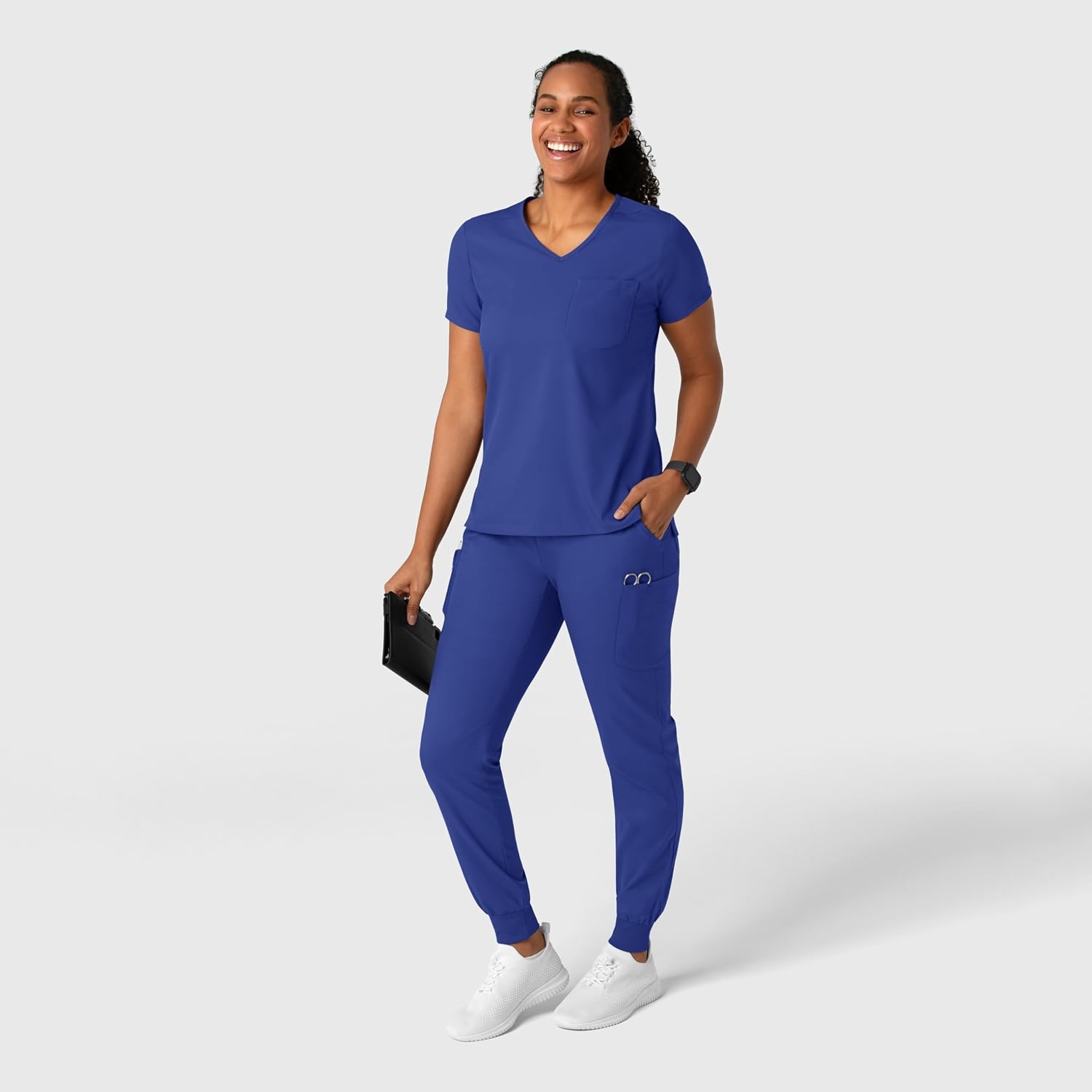 Wink Boundless Women’s Jogger Scrub Pant, Galaxy Blue, 2XL PET