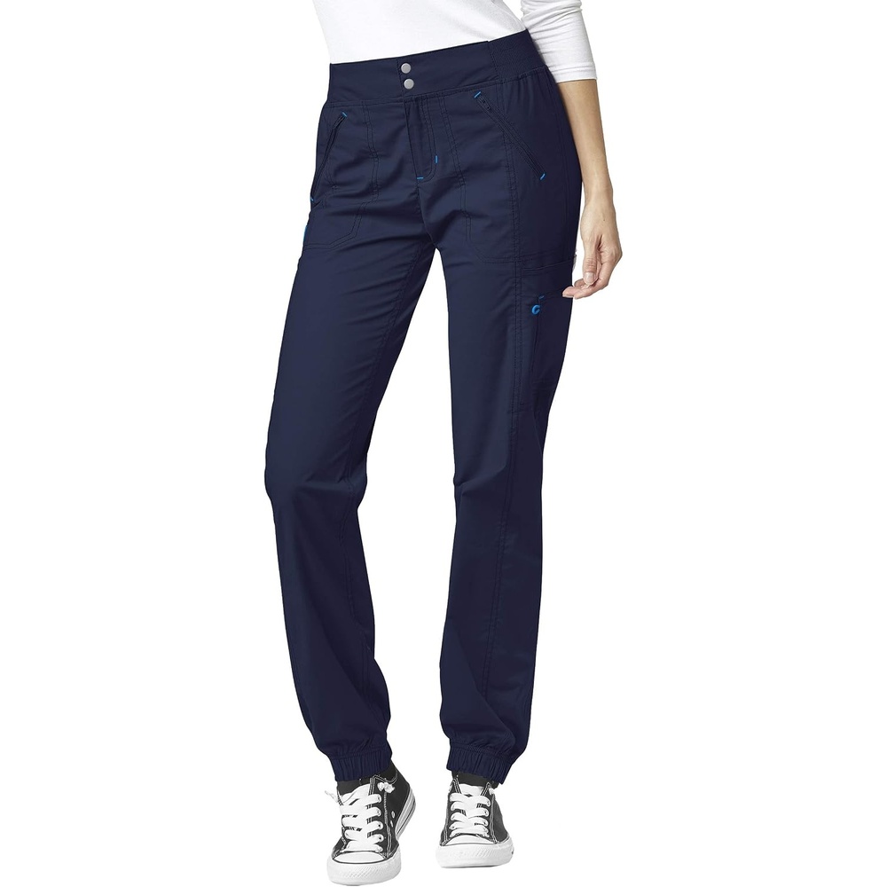 Wink Women’s Love Utility Cargo Zip Jogger Pant(Navy)