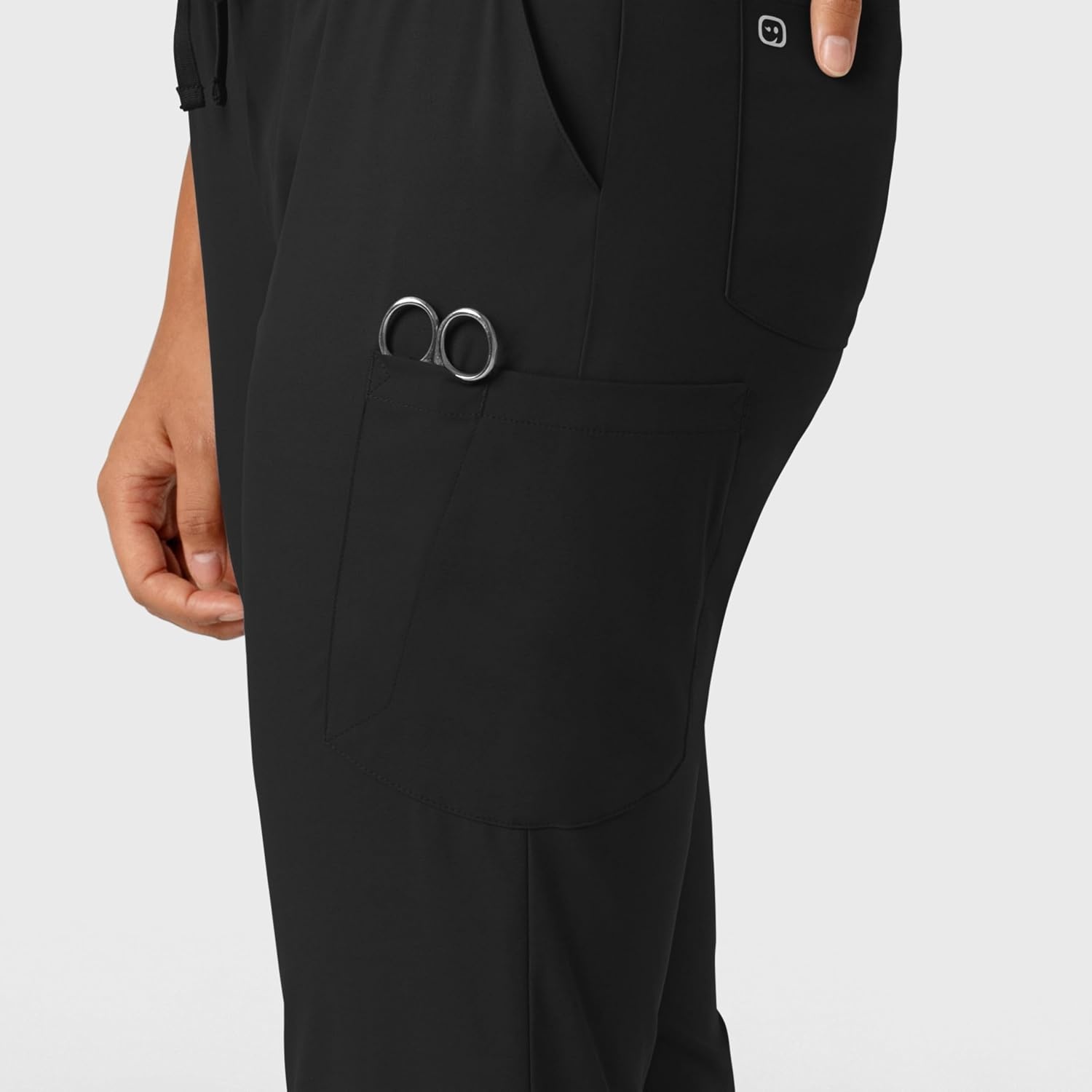 Wink Boundless Women’s Jogger Scrub Pant, Black, 2XL