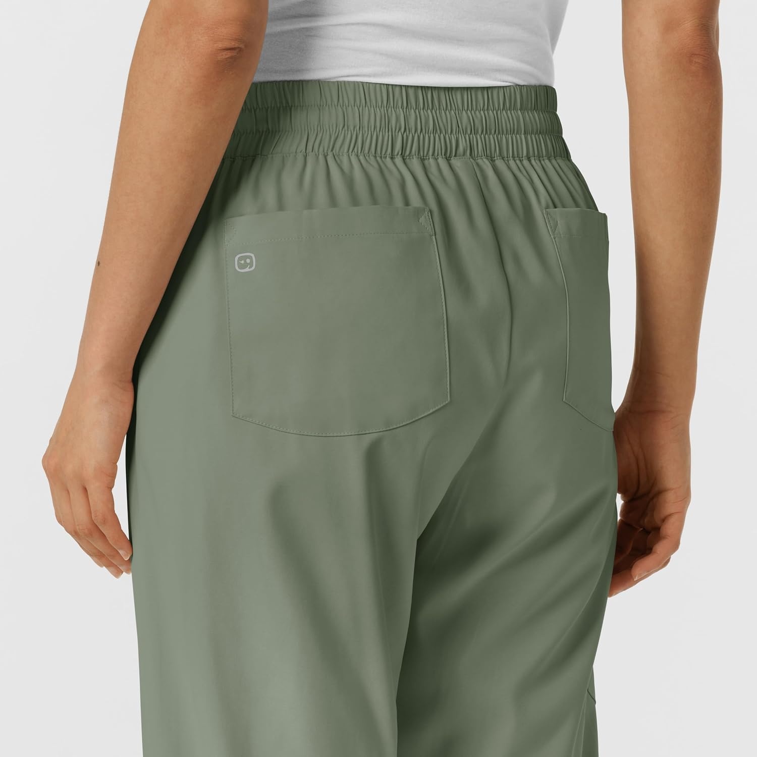 WINK Boundless Women’s Bootcut Scrub Pant | Womens Scrub Pant Teal Mid Rise(Sage)