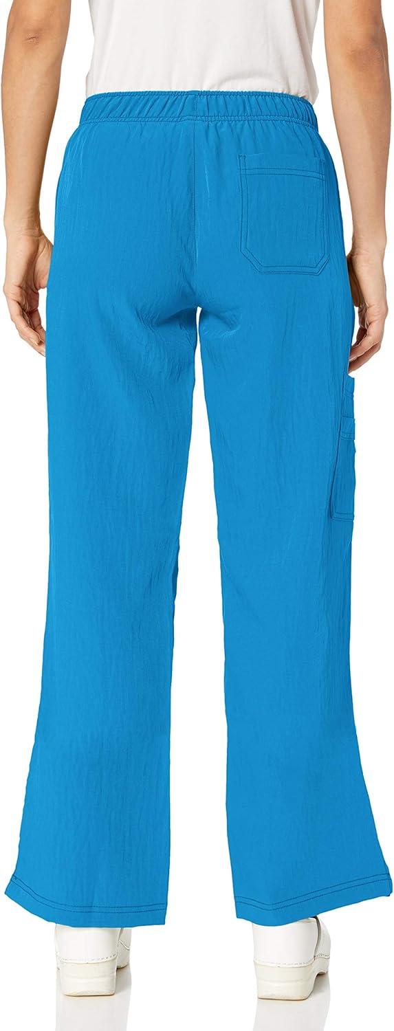 WonderWink Womens Four Stretch Cargo Scrub Pant(Jewel Blue)