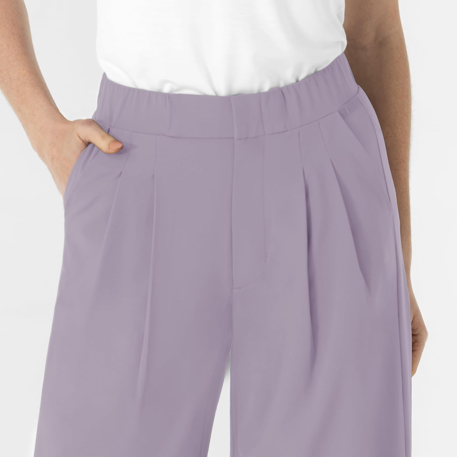 Wink Renew Women’s High Waist Slim Leg Scrub Pant(Wisteria)