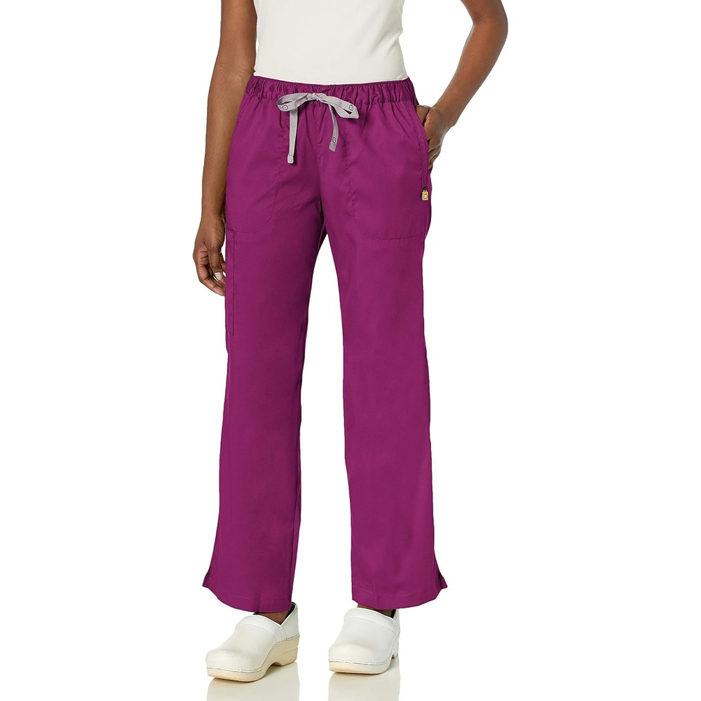 WINK Women’s Logan Elastic Waist Pant(Wine)