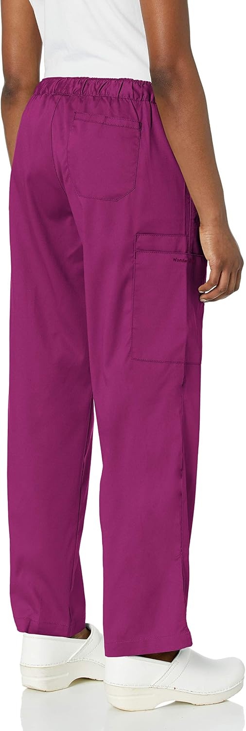 WINK Women’s Logan Elastic Waist Pant(Wine)