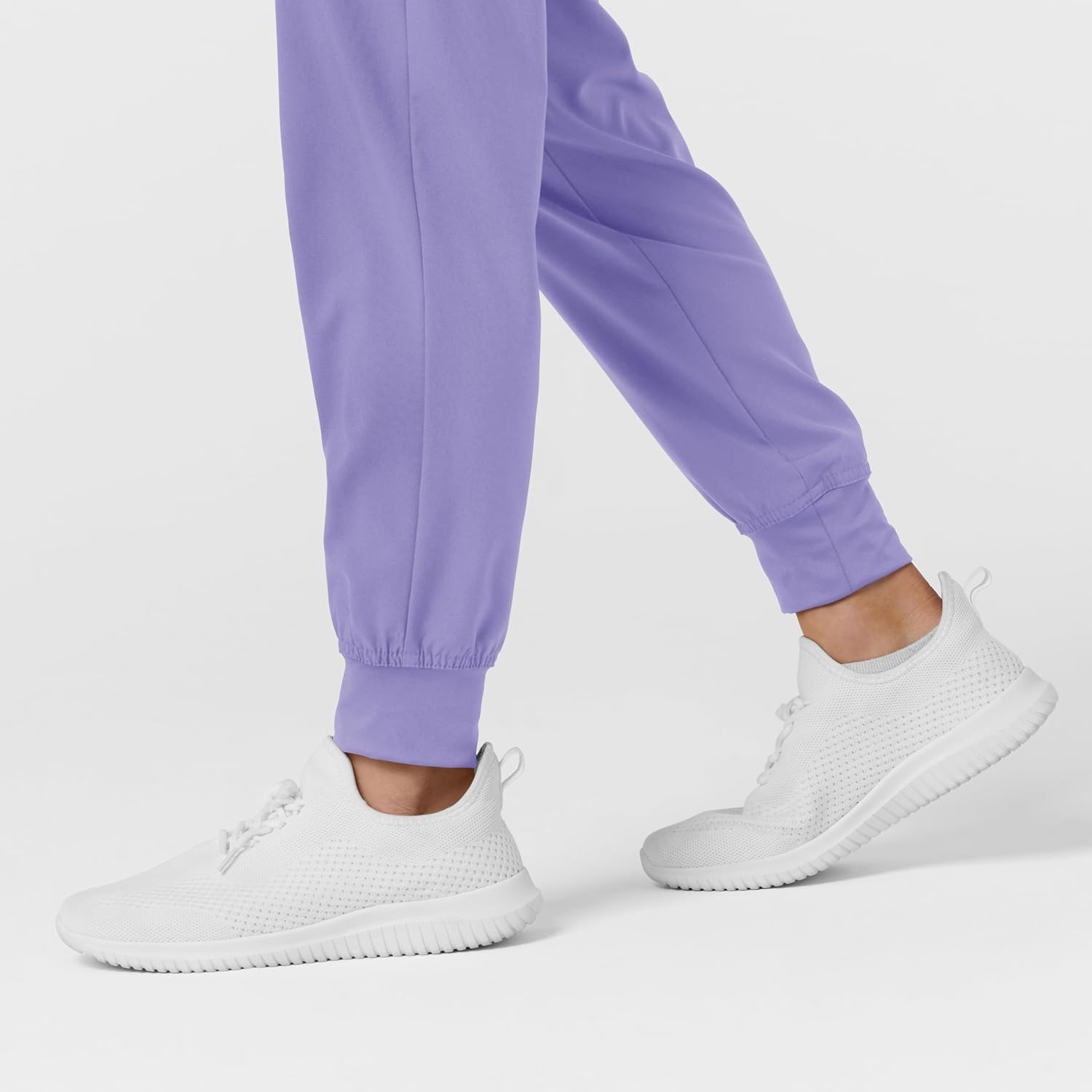 Wink W123 Women’s Comfort Waist Cargo Jogger Scrub Pant(Iris Purple)