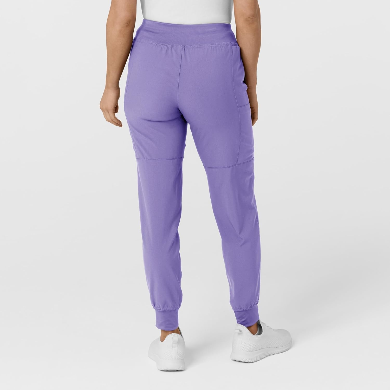 Wink W123 Women’s Comfort Waist Cargo Jogger Scrub Pant(Iris Purple)