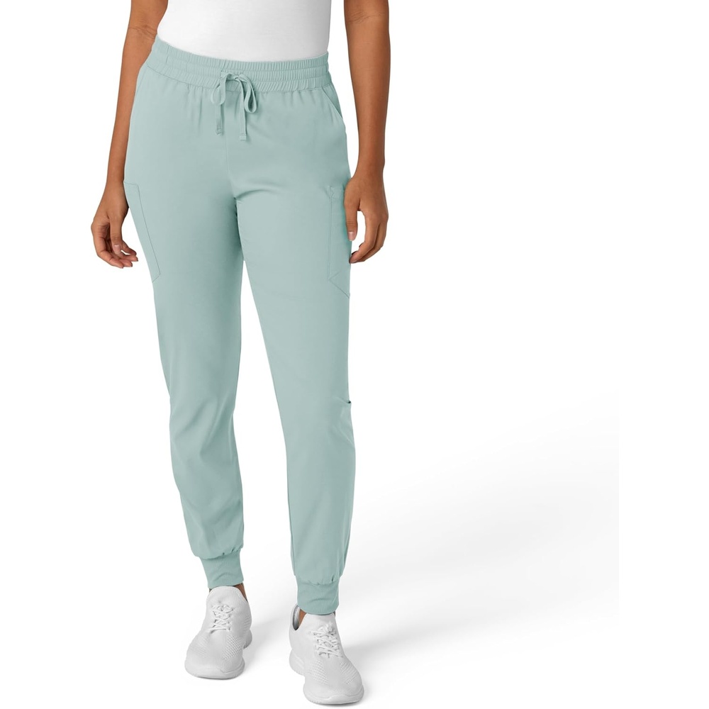WonderWink Women’s Women’s Jogger Scrub Pant(Sky Blue)