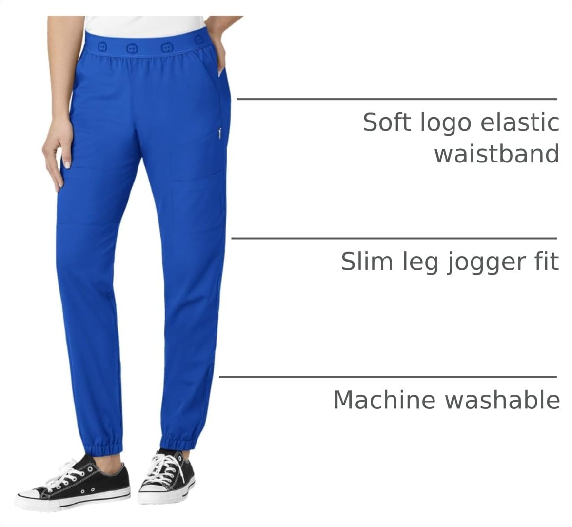 WonderWink Women’s Slim Cargo Jogger Pant(Royal)