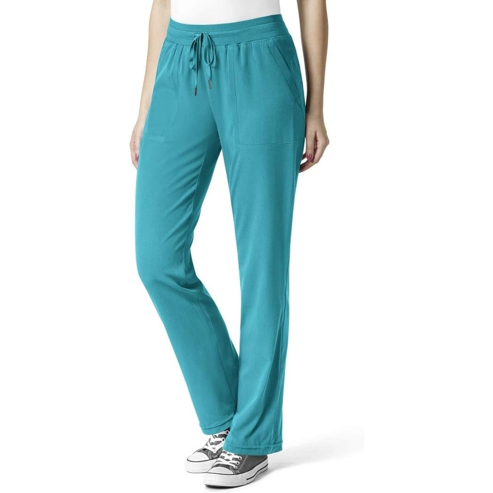 Wink Women’s Flex Utility Cargo Pant(Teal Blue)