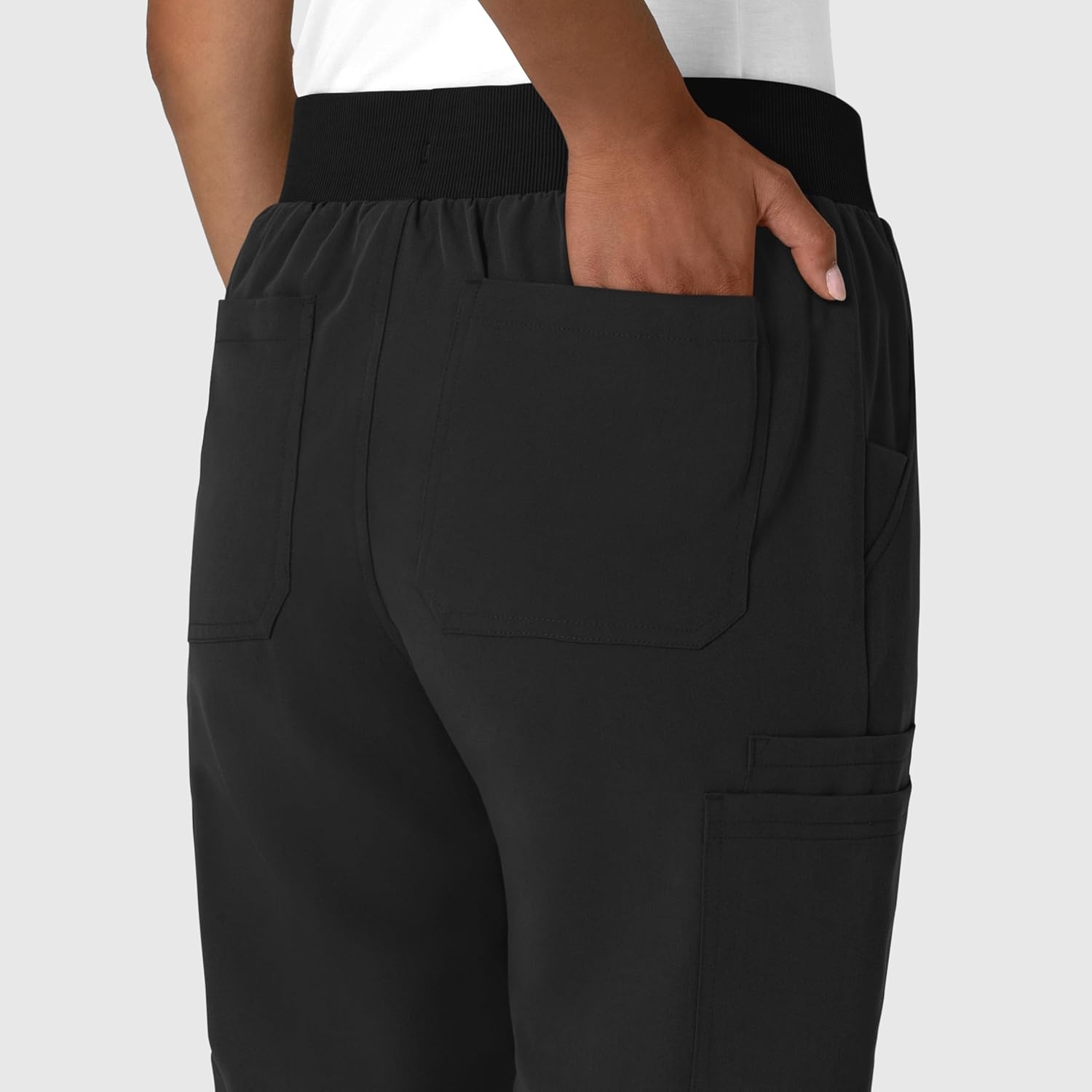 Wink Nova Women’s Jogger Utility Scrub Pant(Black)