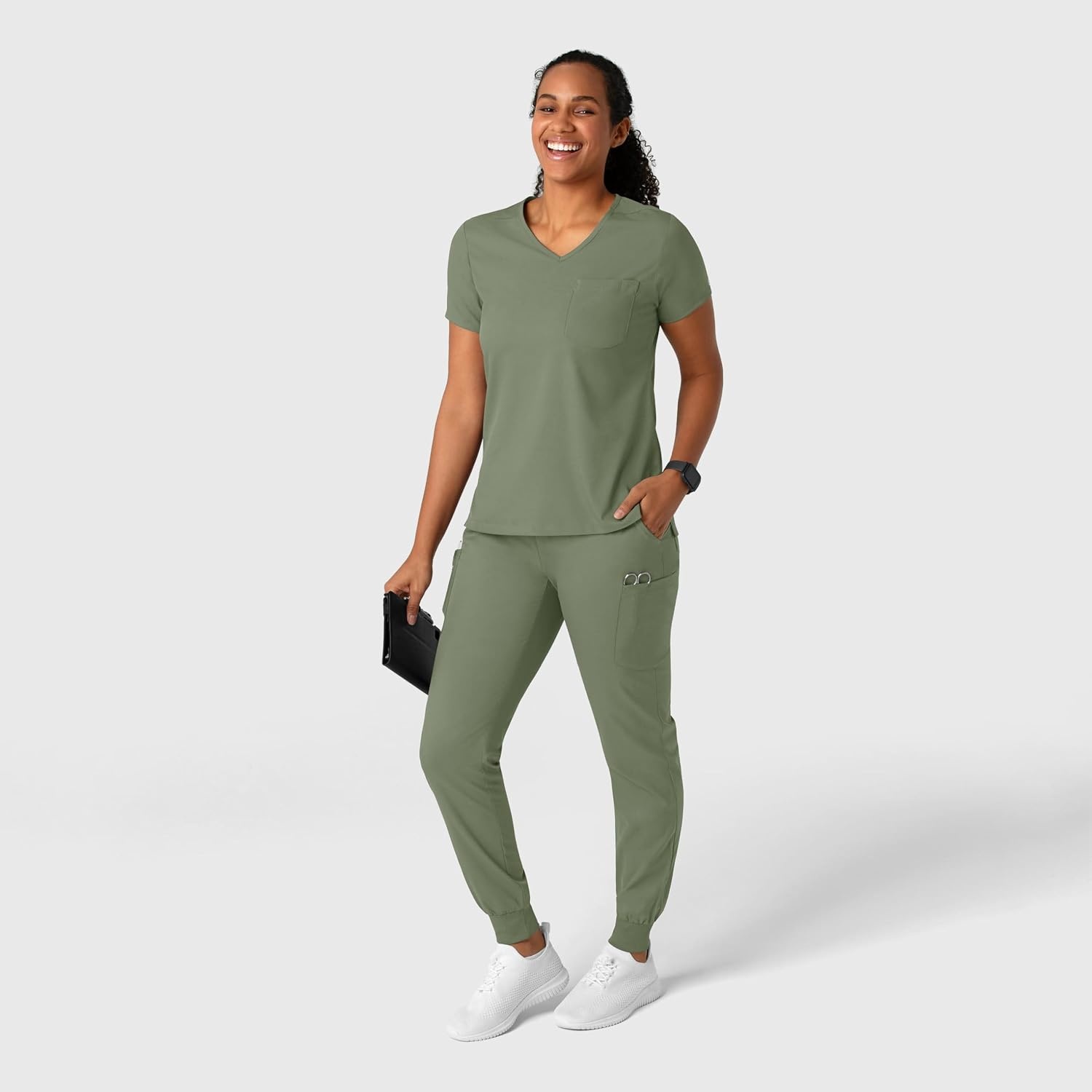 Wink Boundless Women’s Jogger Scrub Pant(Sage)