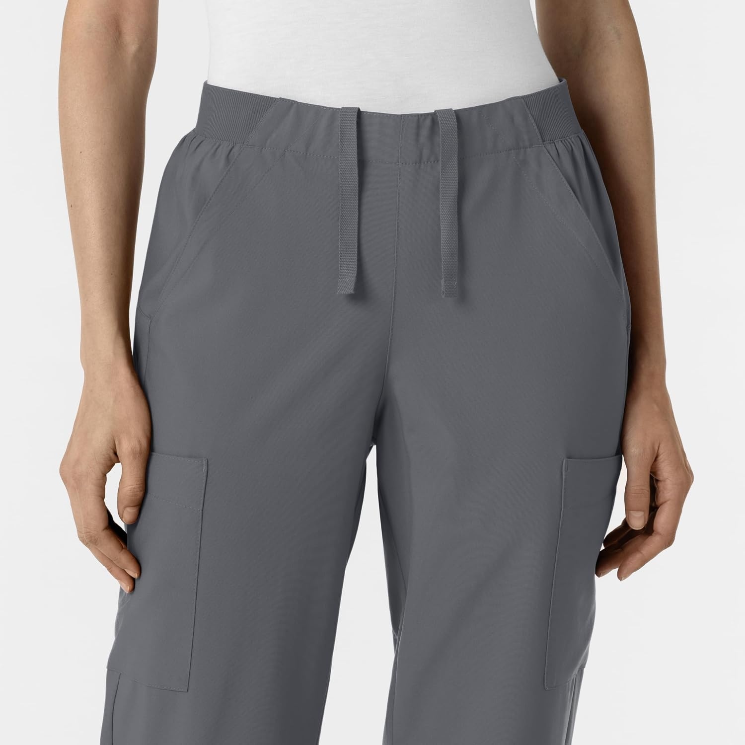 Wink Women’s Women’s Cargo Utility Scrub Pant(Pewter)