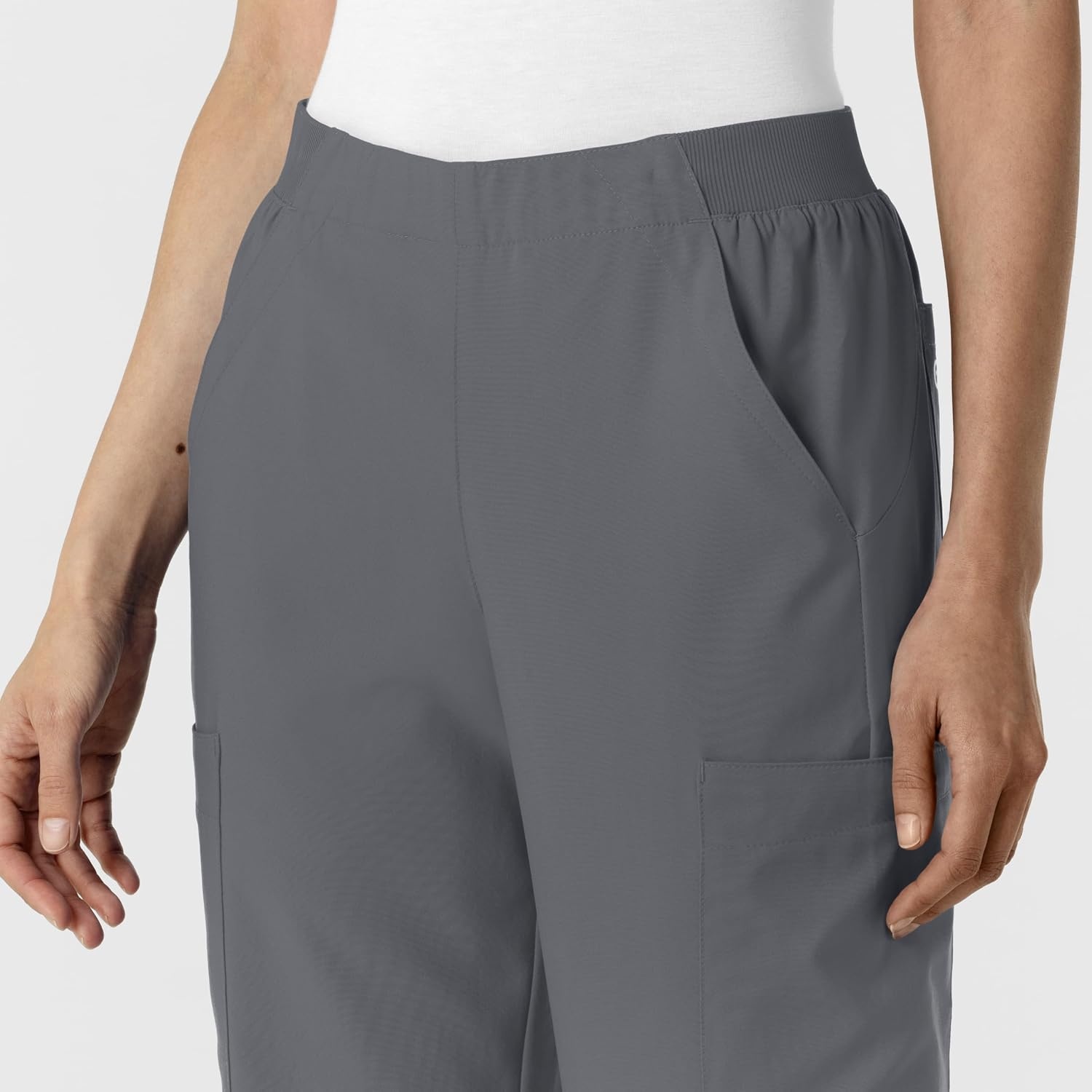 Wink Women’s Women’s Cargo Utility Scrub Pant(Pewter)