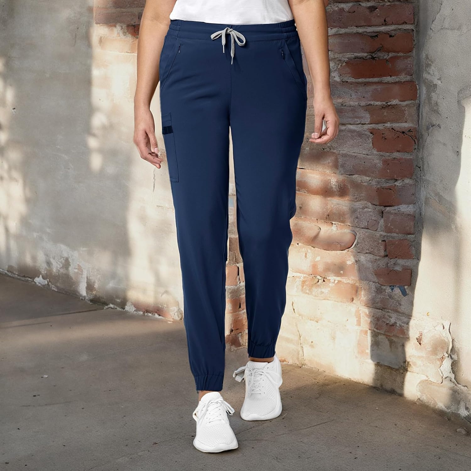WINK Renew Women’s Jogger Scrub Pant, Navy, 1X