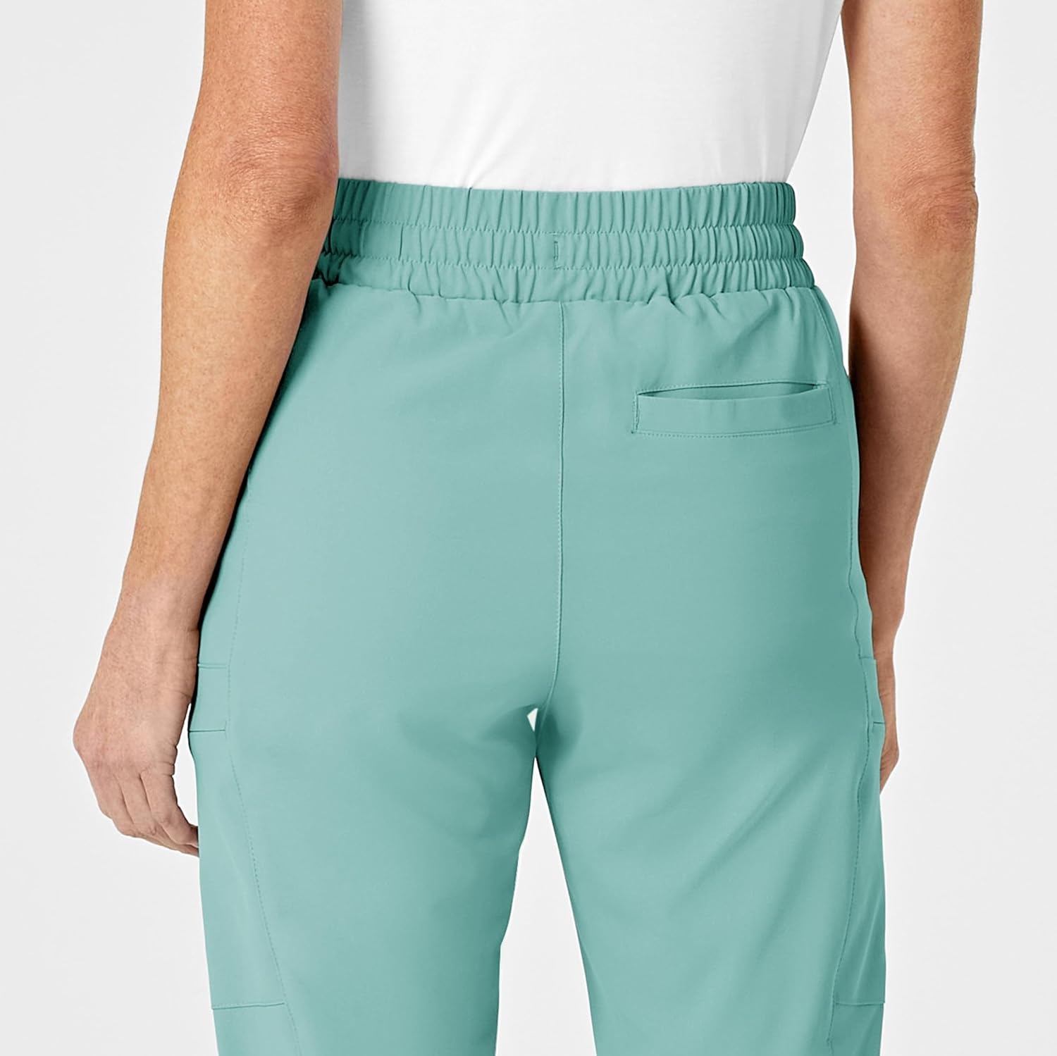 Wink Renew Women’s High Waist Slim Leg Scrub Pant(Turquoise)