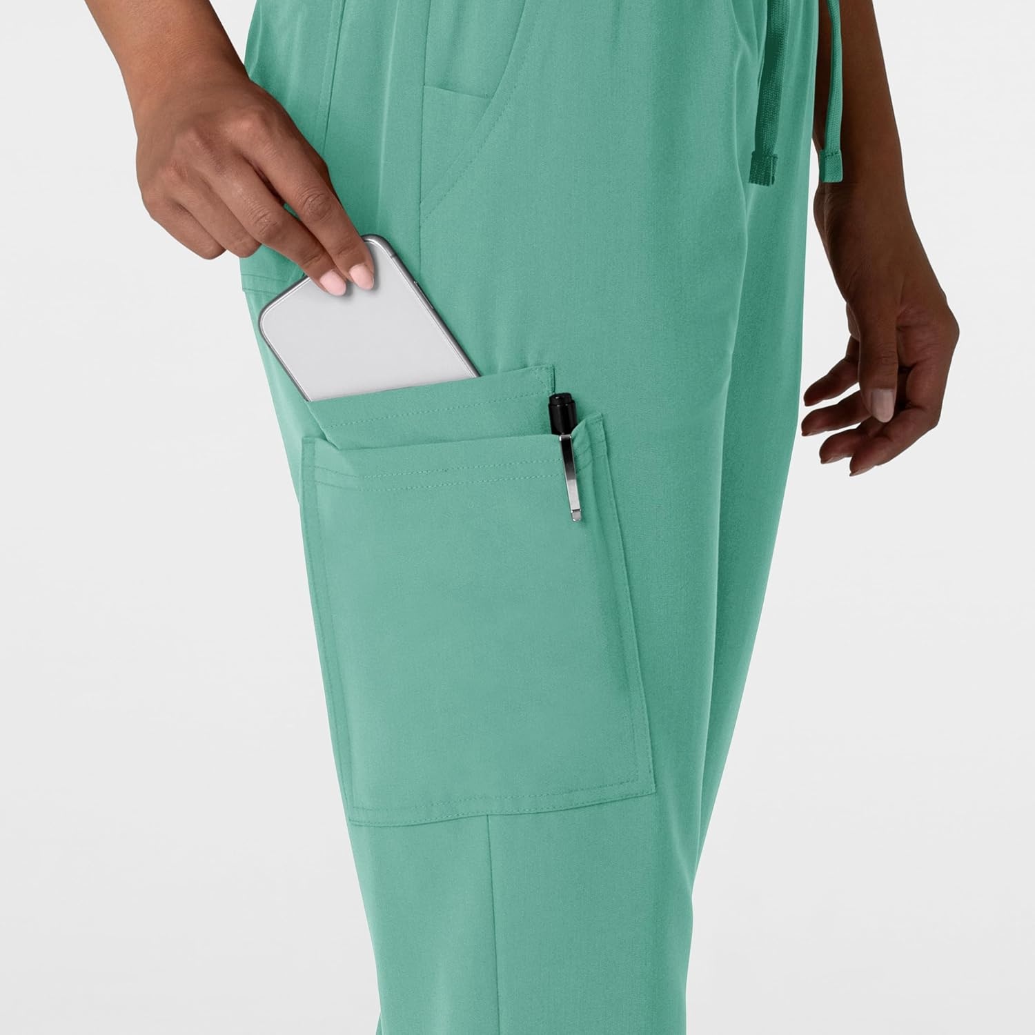 Wink Women’s Women’s Jogger Utility Scrub Pant(Turquoise)