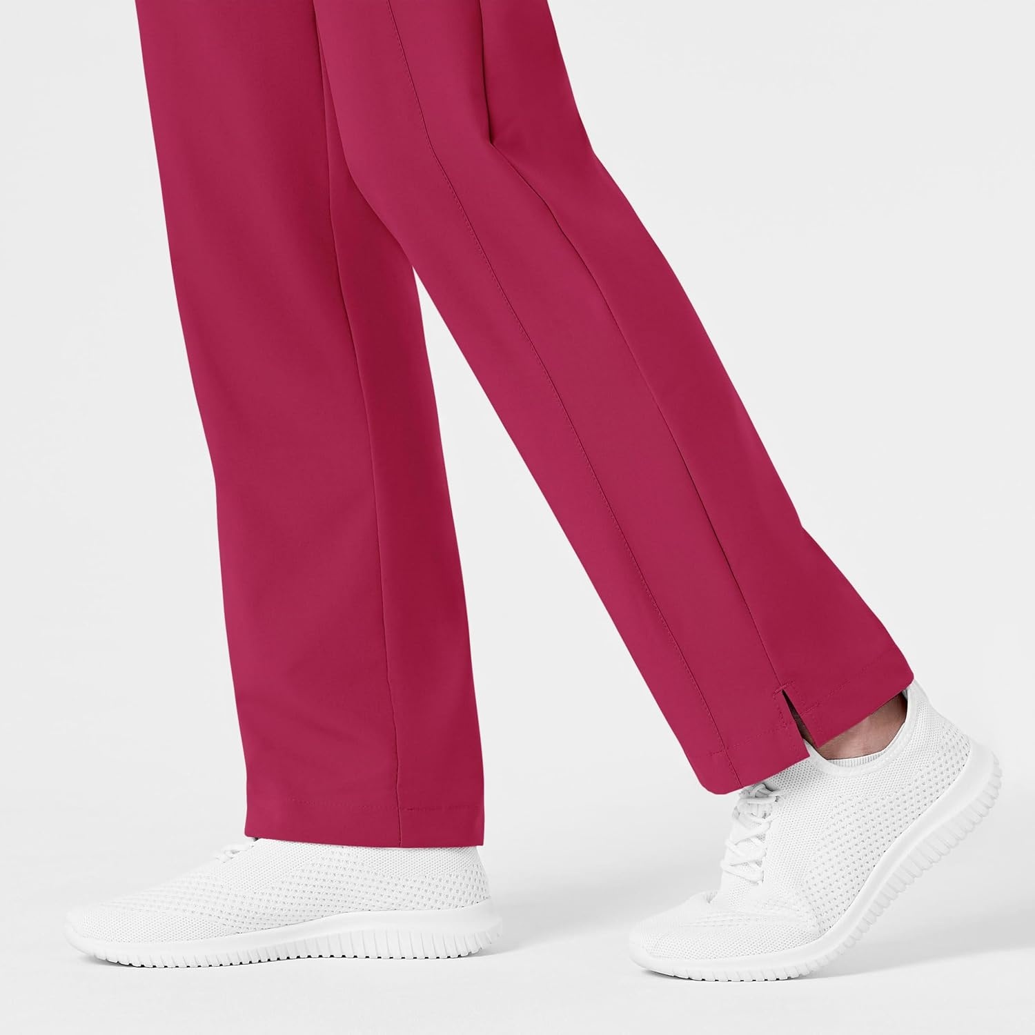 Wink W123 Women’s Flat Front Cargo Scrub Pant(Viva Magenta)