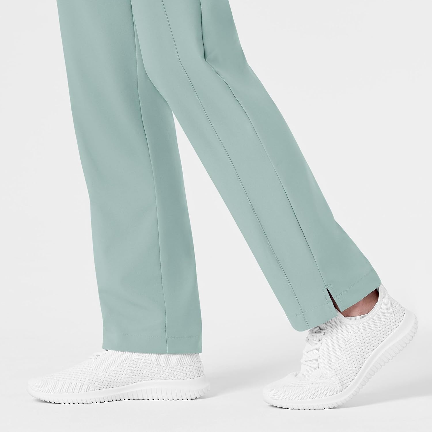 Wink W123 Women’s Flat Front Cargo Scrub Pant(Sky Blue)