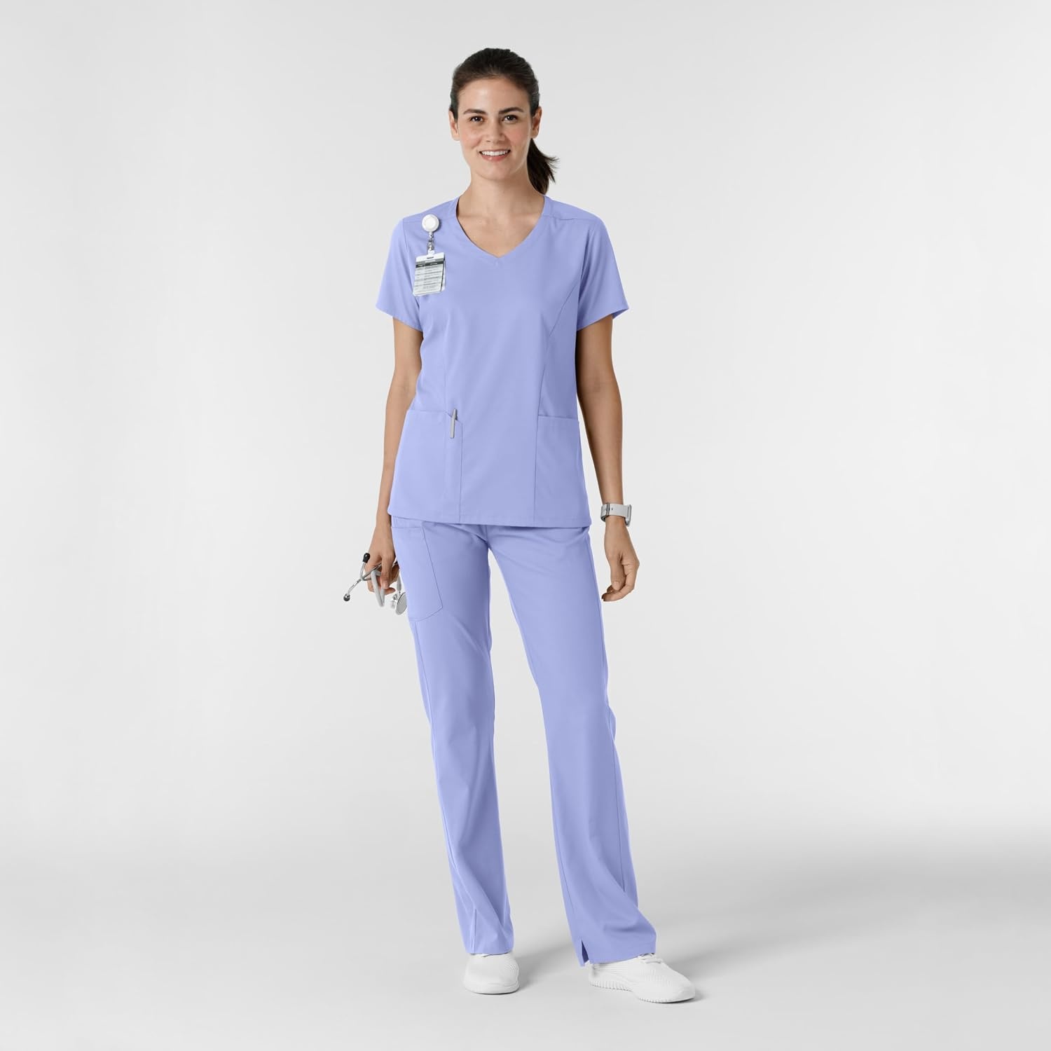 Wink Boundless Women’s Bootcut Scrub Pant(Ceil Blue)