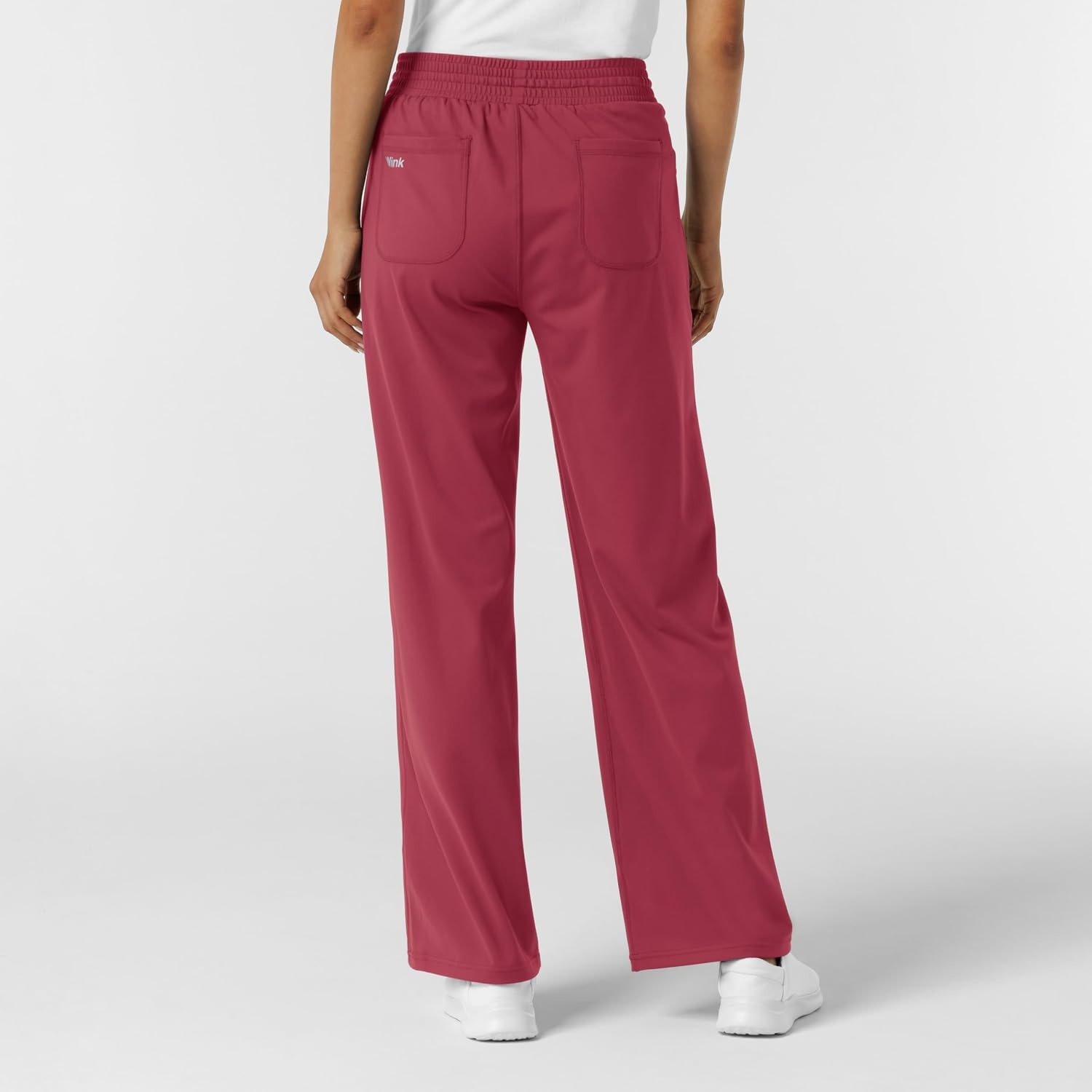 Wink Renew Knit Women’s Wide Leg Scrub Pant(Ruby)