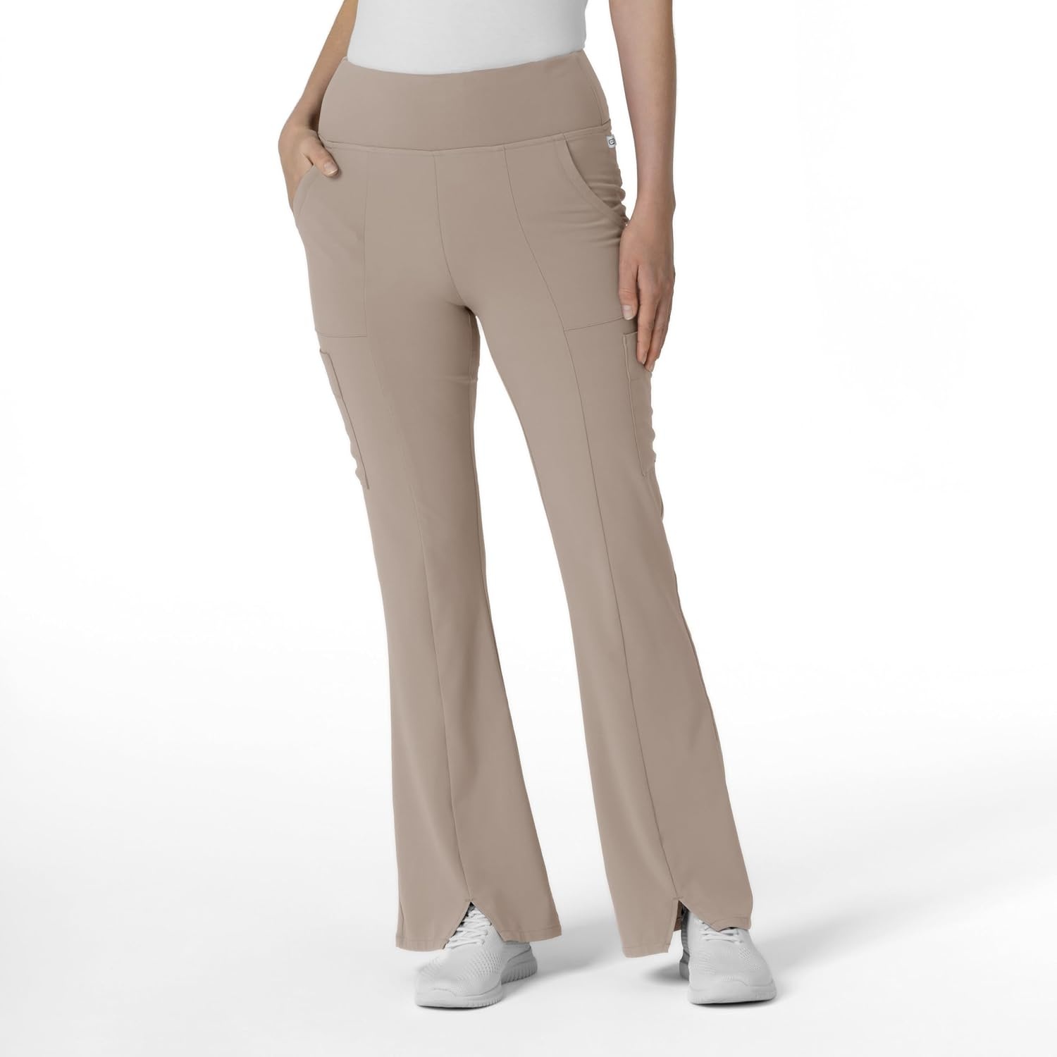 Wink Scrubs for Women, Renew, Cargo Flare Pants, with 7 Pockets(Haze)