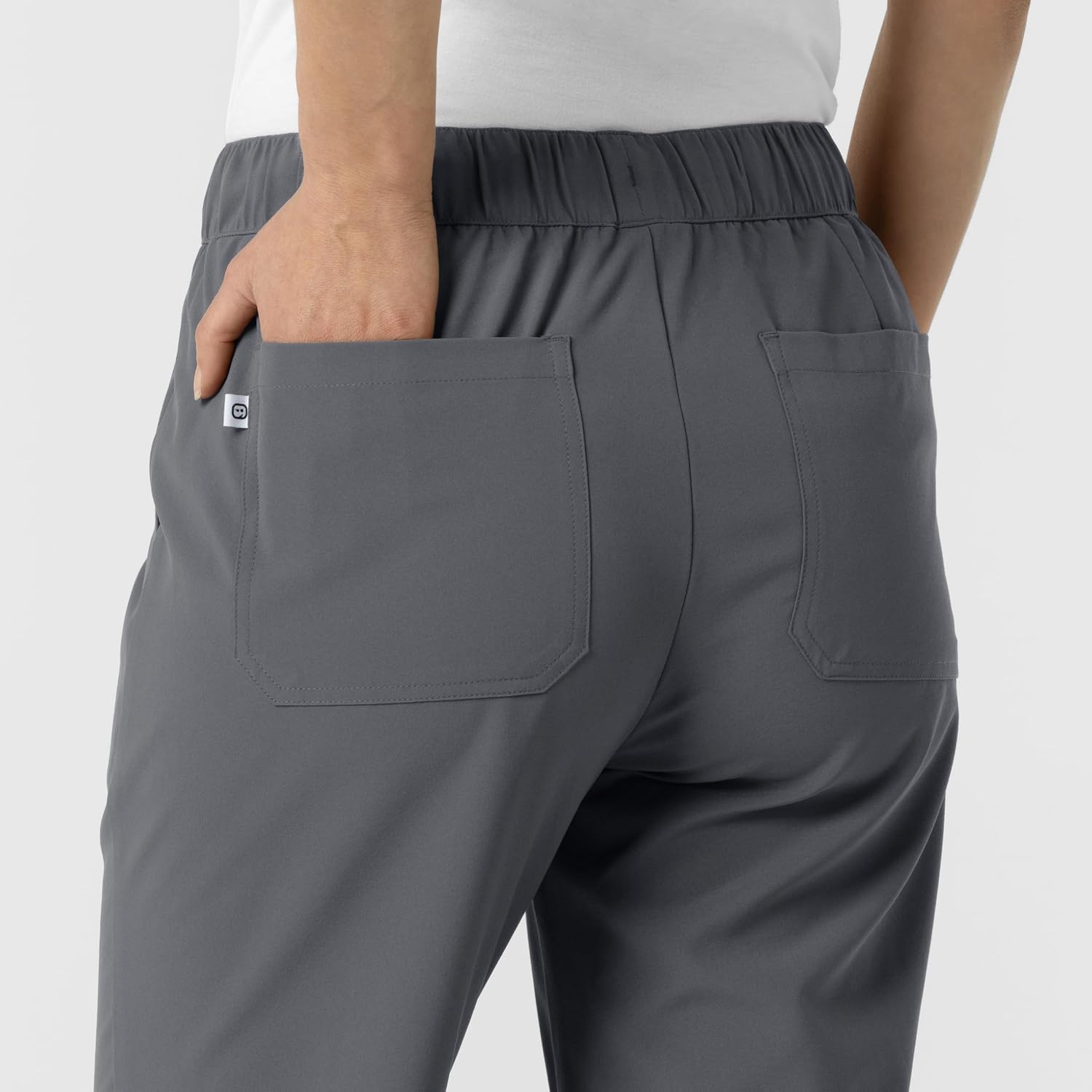 Wink Renew Women’s Pintuck Scrub Pant(Pewter)