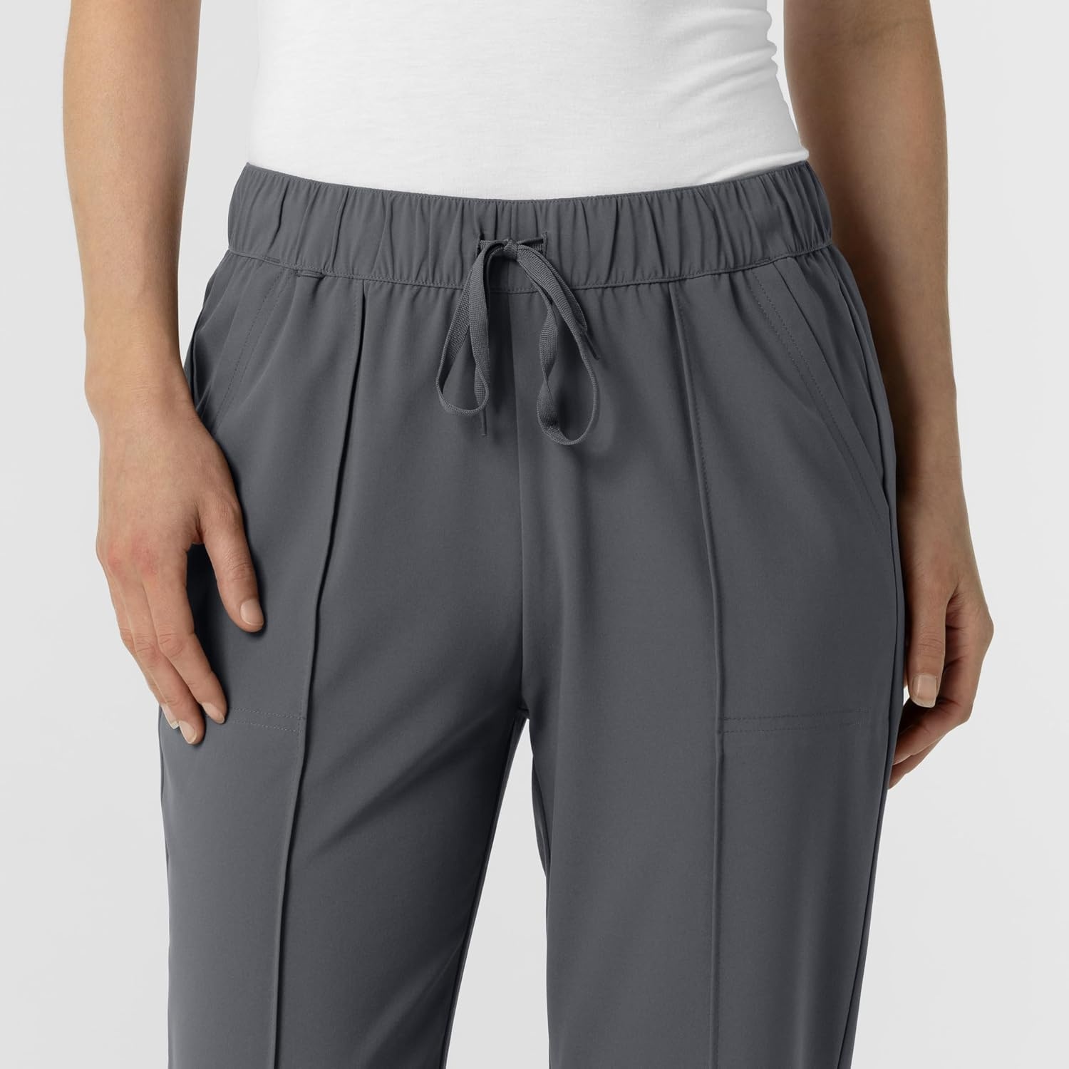 Wink Renew Women’s Pintuck Scrub Pant(Pewter)