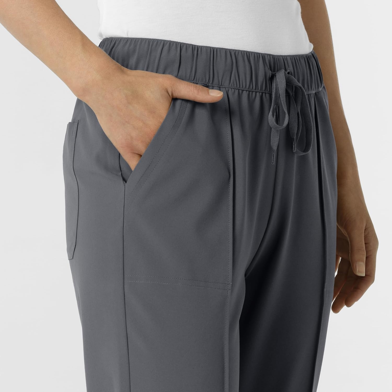 Wink Renew Women’s Pintuck Scrub Pant(Pewter)