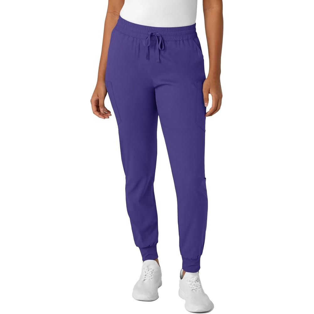 WonderWink Women’s Women’s Jogger Scrub Pant(Grape)