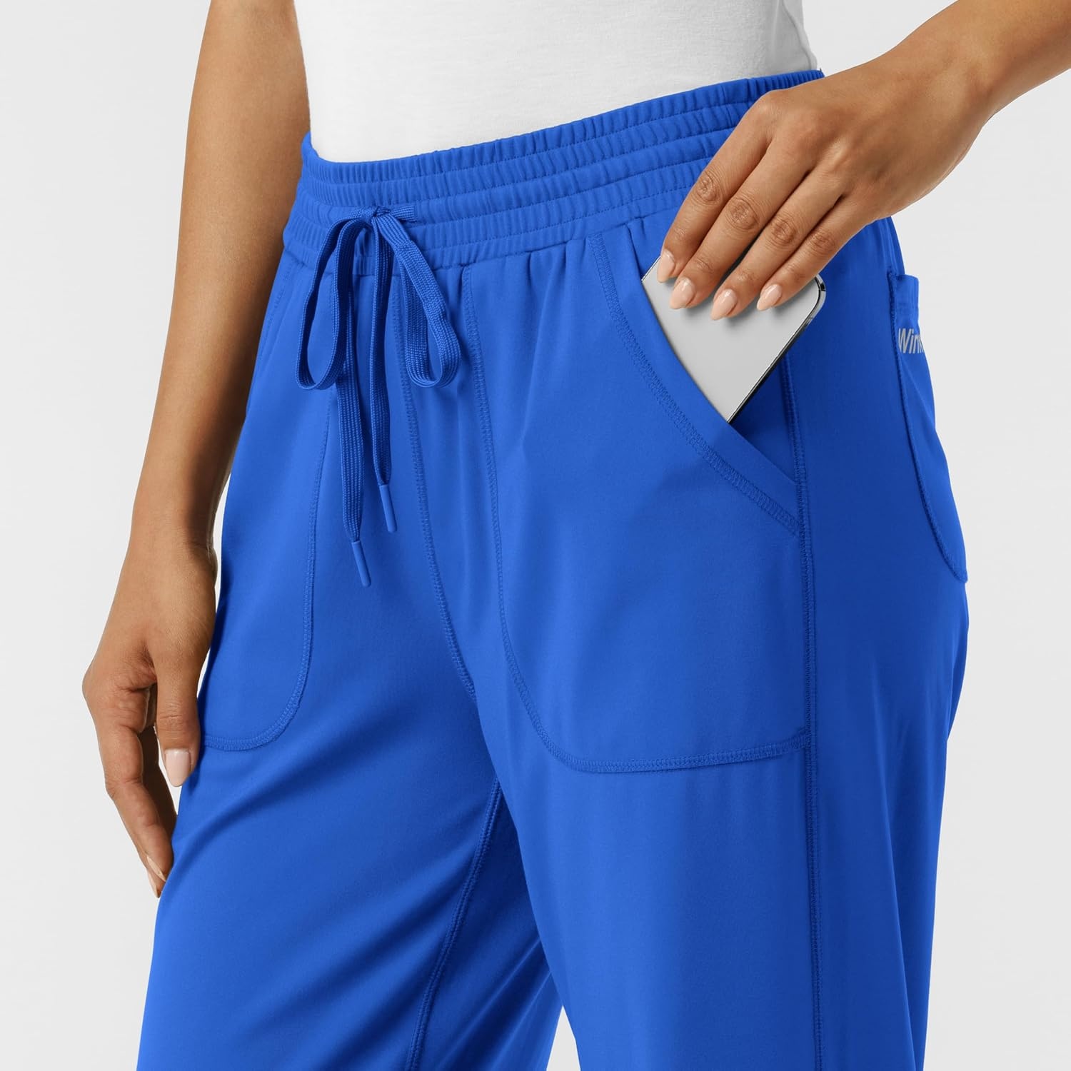 Wink Renew Knit Women’s Wide Leg Scrub Pant(Royal)
