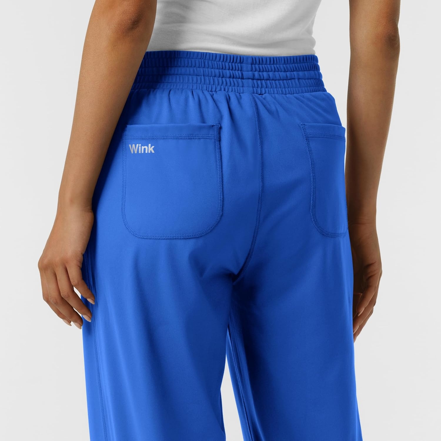 Wink Renew Knit Women’s Wide Leg Scrub Pant(Royal)