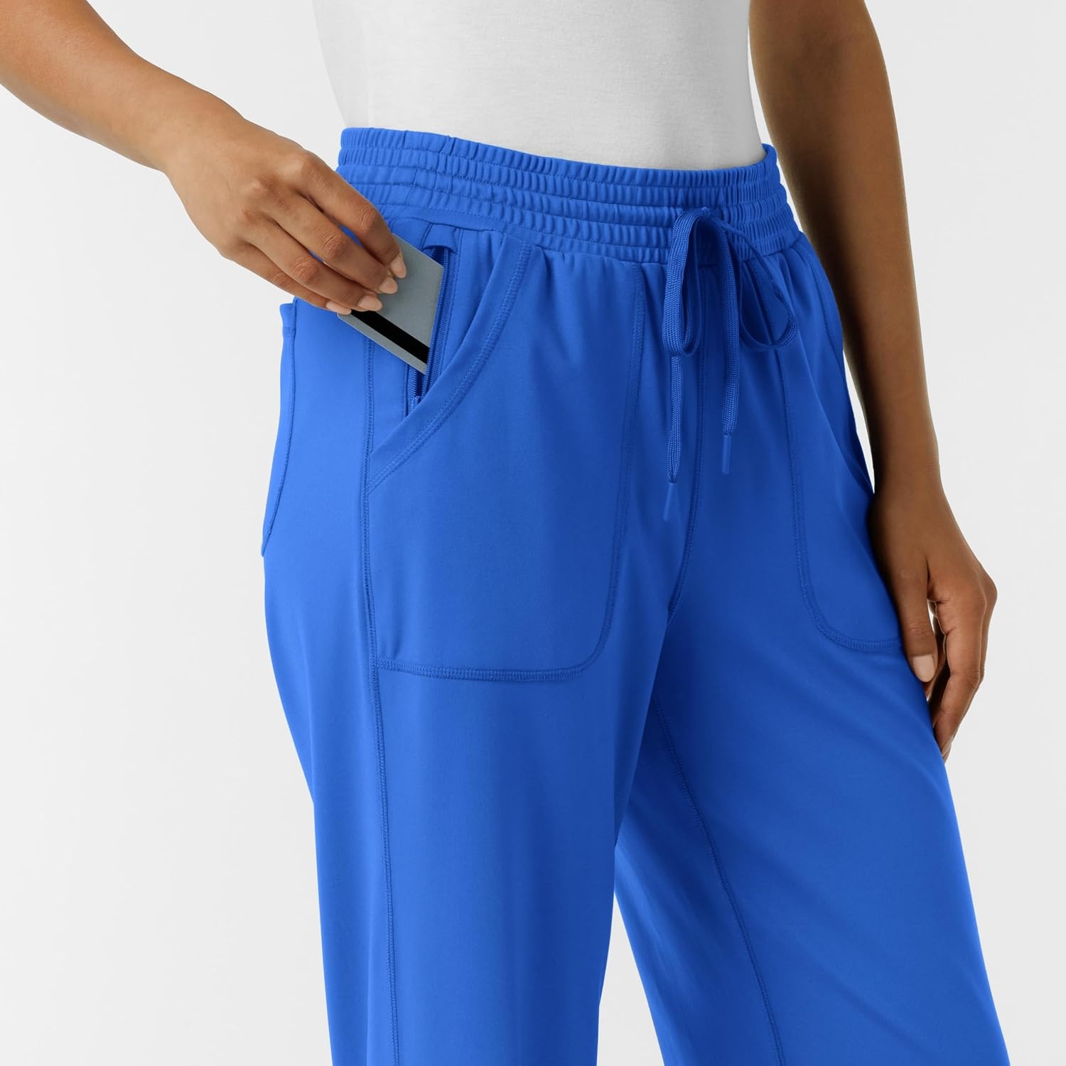 Wink Renew Knit Women’s Wide Leg Scrub Pant(Royal)