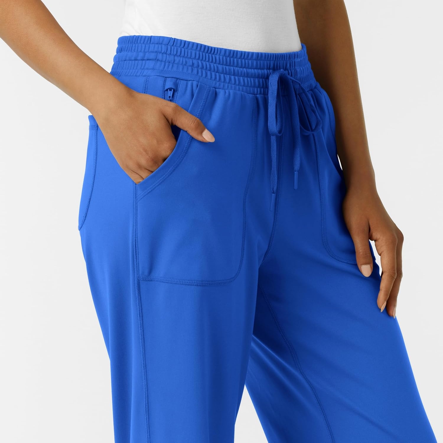 Wink Renew Knit Women’s Wide Leg Scrub Pant(Royal)