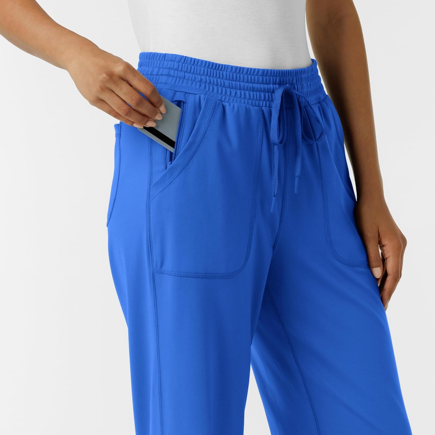Wink Renew Knit Women’s Wide Leg Scrub Pant(Royal)
