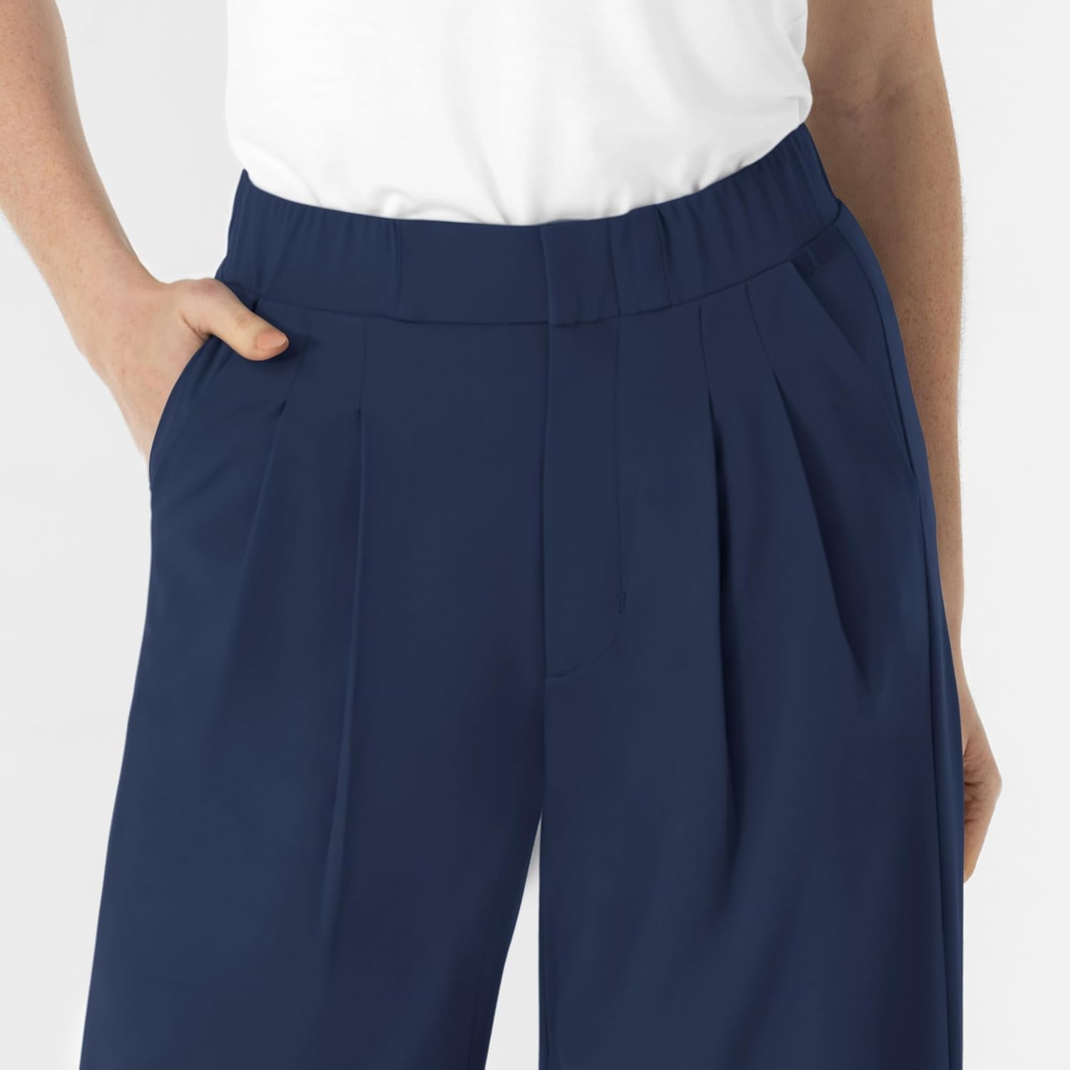 Wink Renew Women’s High Waist Slim Leg Scrub Pant(Navy)