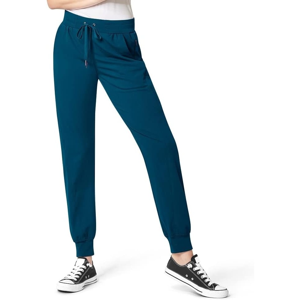 WonderWink Womens Cargo Jogger Medical Scrubs Pants, Caribbean, X-Small Tall US