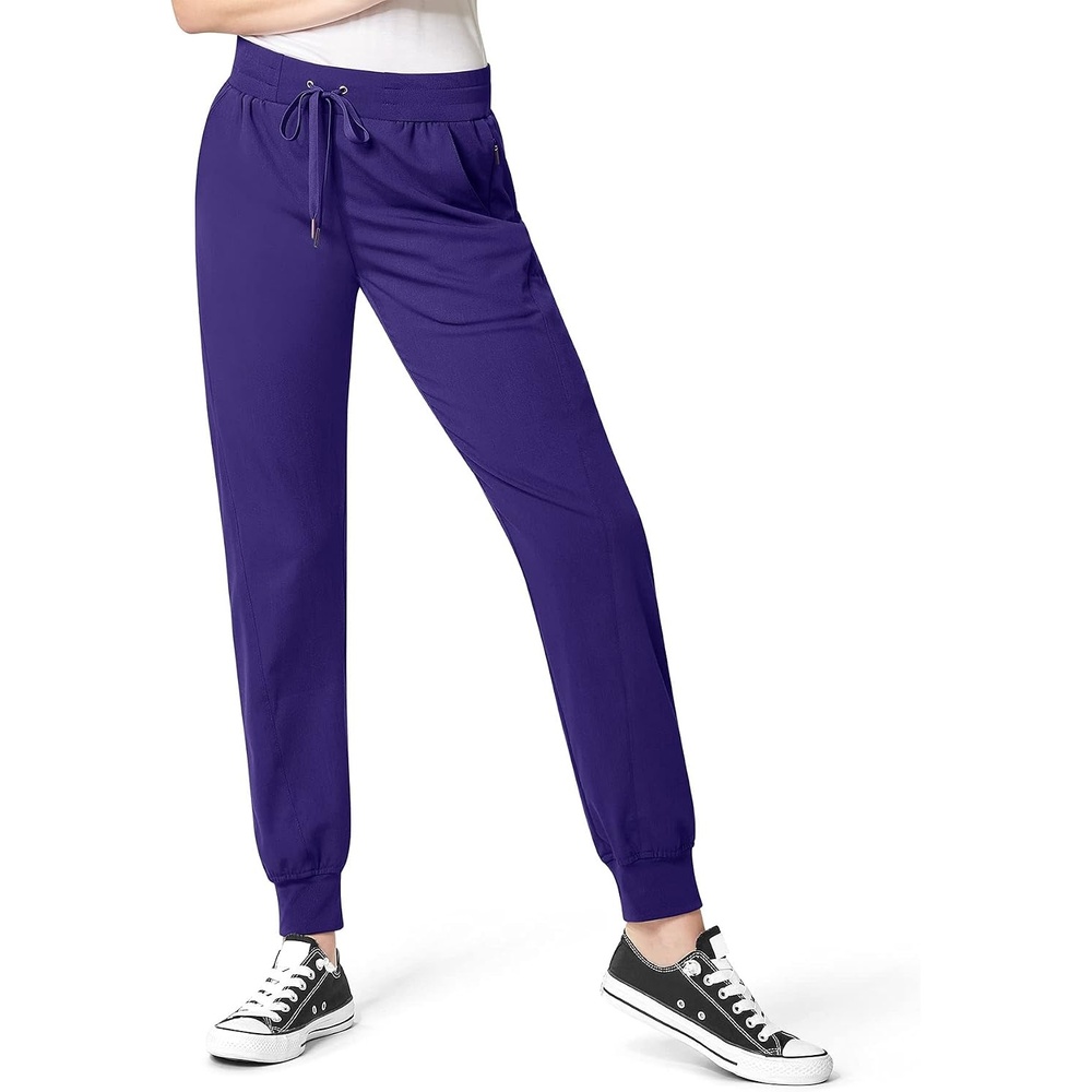 WonderWink WonderWink AERO Women’s Cargo Jogger Scrub Pant, Grape, 3XL Tall