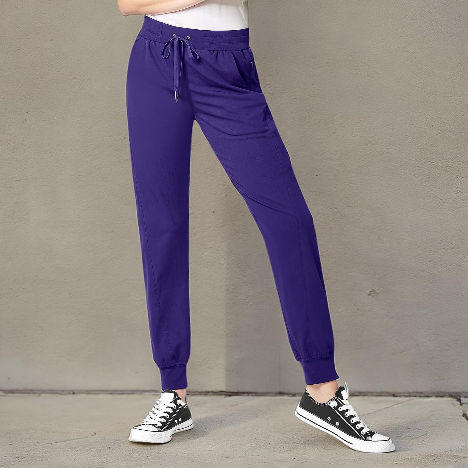 WonderWink WonderWink AERO Women’s Cargo Jogger Scrub Pant, Grape, 3XL Tall