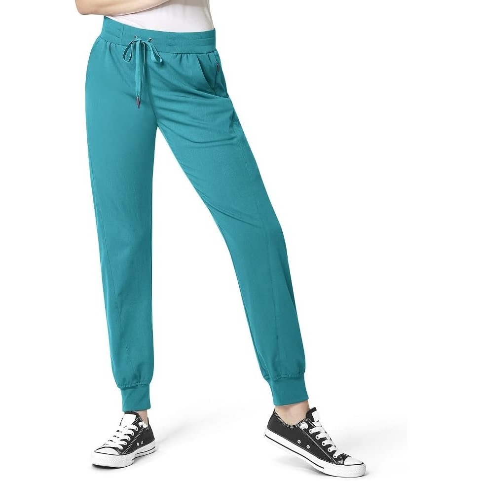 WonderWink Women’s WonderWink AERO Cargo Jogger Pant, Teal Blue, 2X T