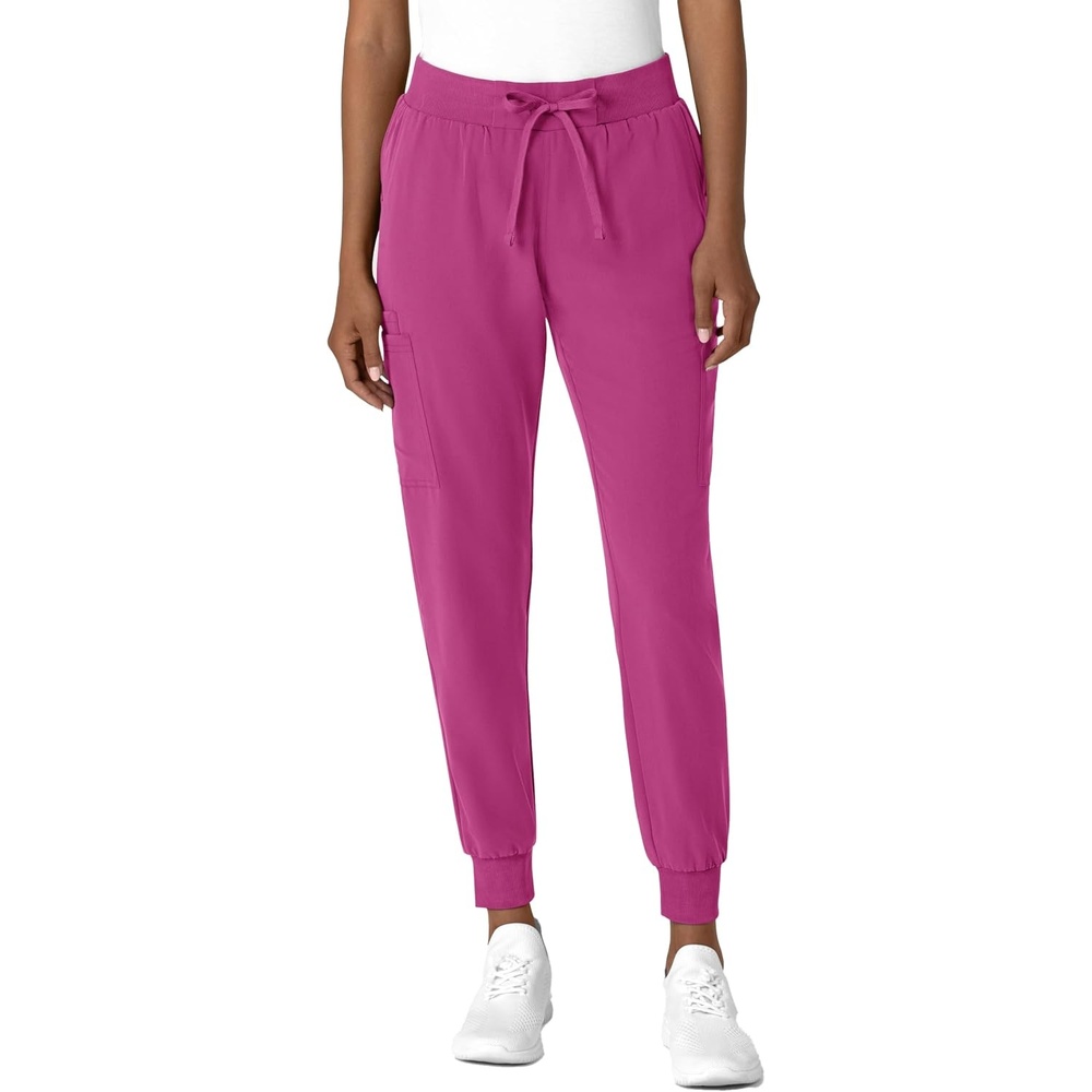 Wink Women’s Women’s Jogger Utility Scrub Pant(Raspberry)