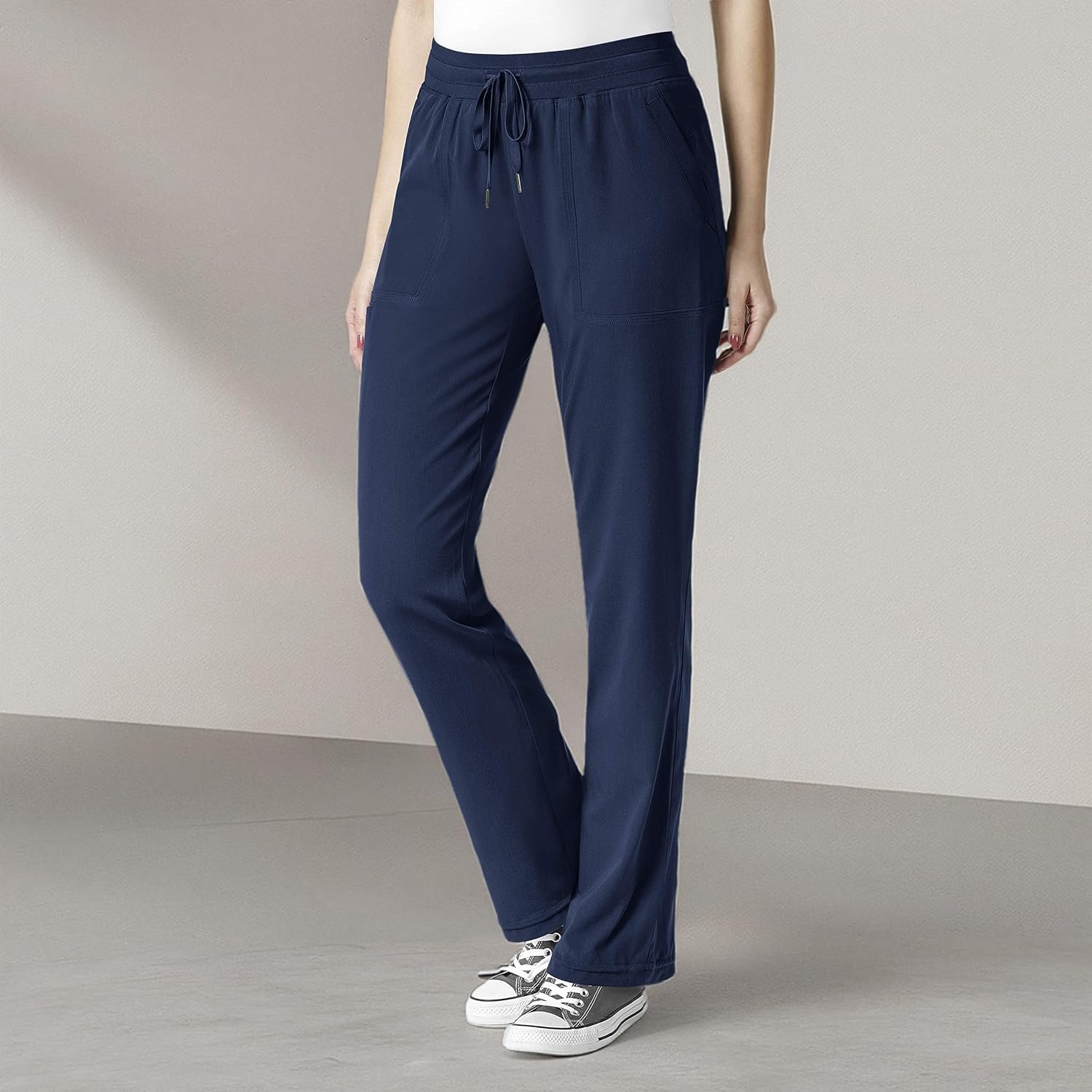 Wink Women’s Flex Utility Cargo Pant(Navy)