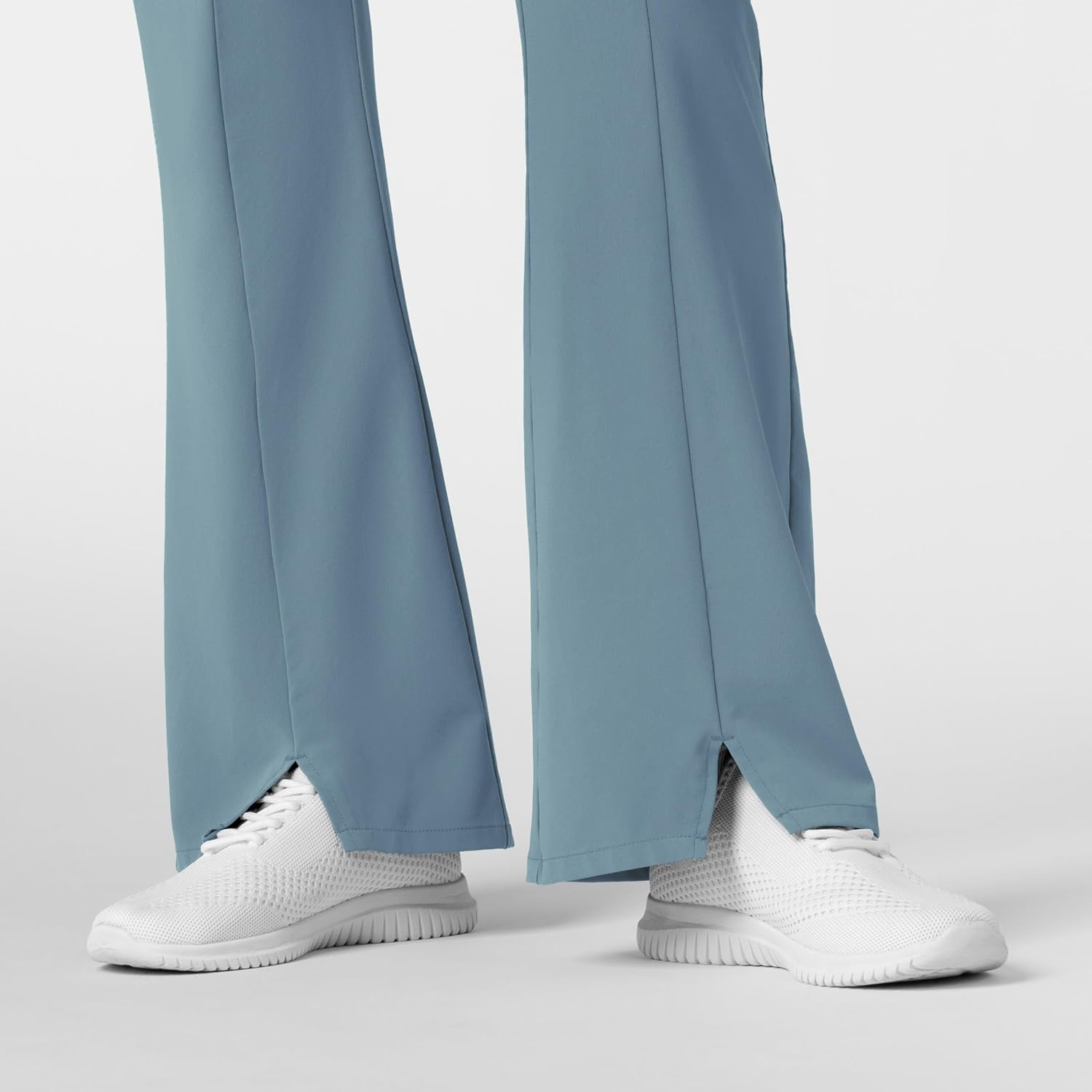 Wink Scrubs for Women, Renew, Cargo Flare Pants, with 7 Pockets(Elemental Blue)
