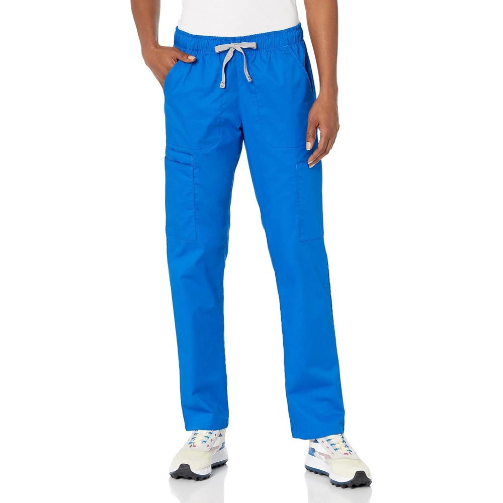 WonderWink Womens Convertible Slim Leg Cargo Pant(Royal)
