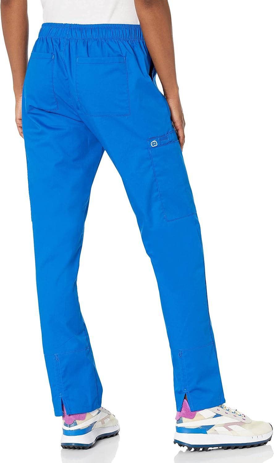 WonderWink Womens Convertible Slim Leg Cargo Pant(Royal)