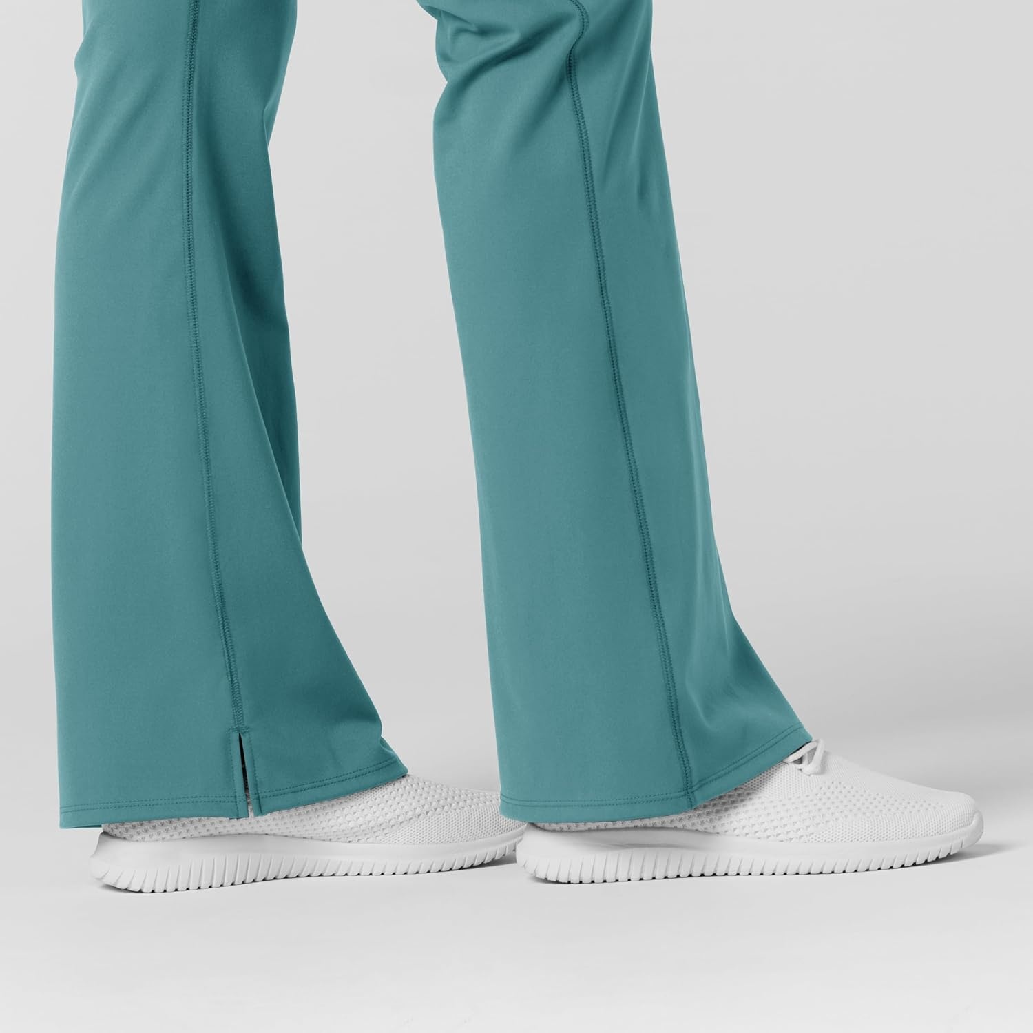 Wink Renew Women’s Flare Yoga Scrub Pant(Vintage Teal)