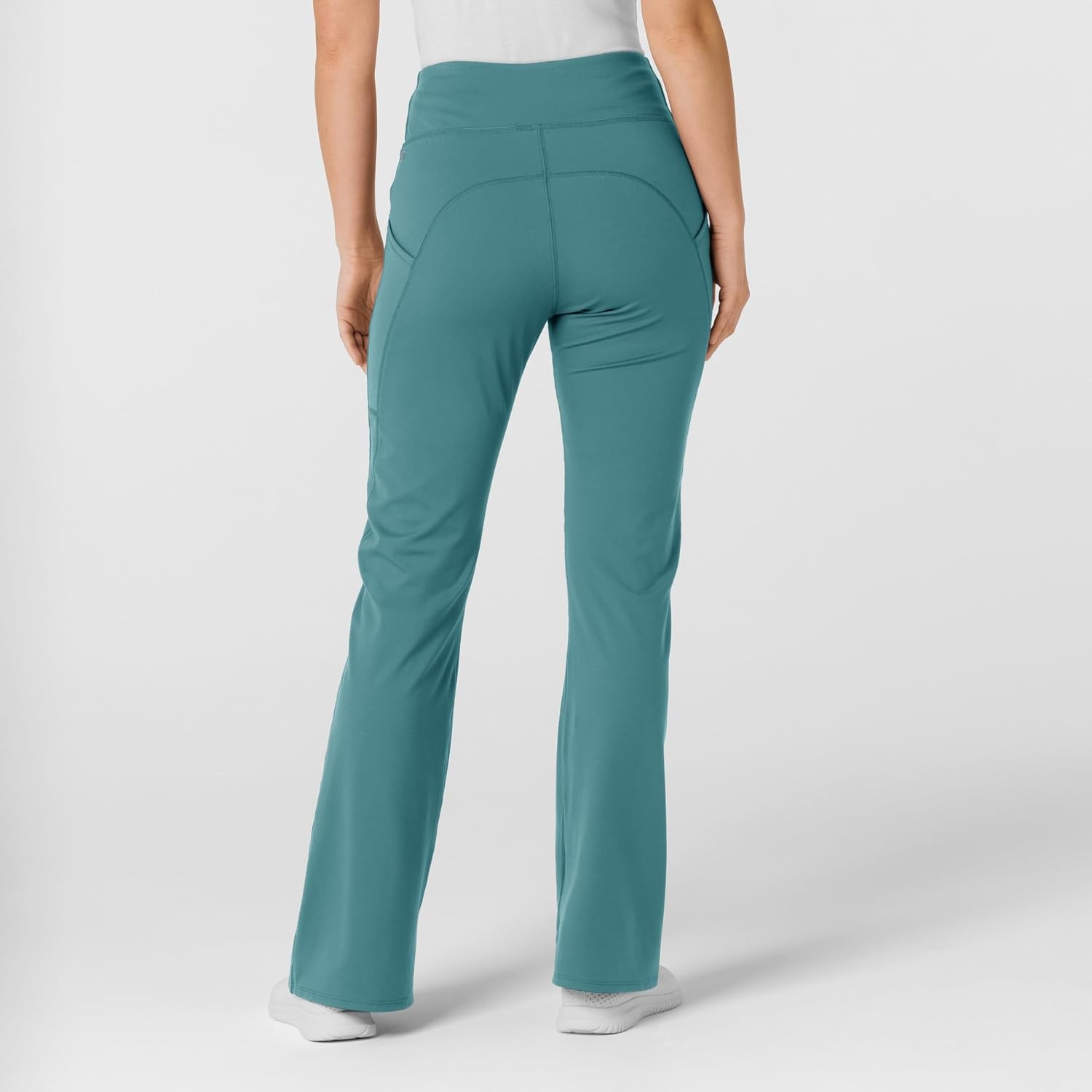 Wink Renew Women’s Flare Yoga Scrub Pant(Vintage Teal)