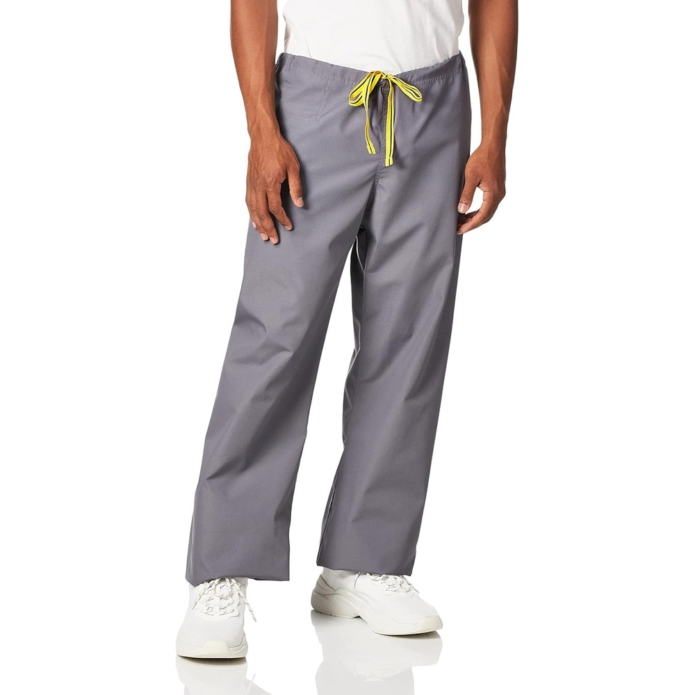 WonderWink The Papa Unisex Seamless Scrub Pant, Pewter, Large