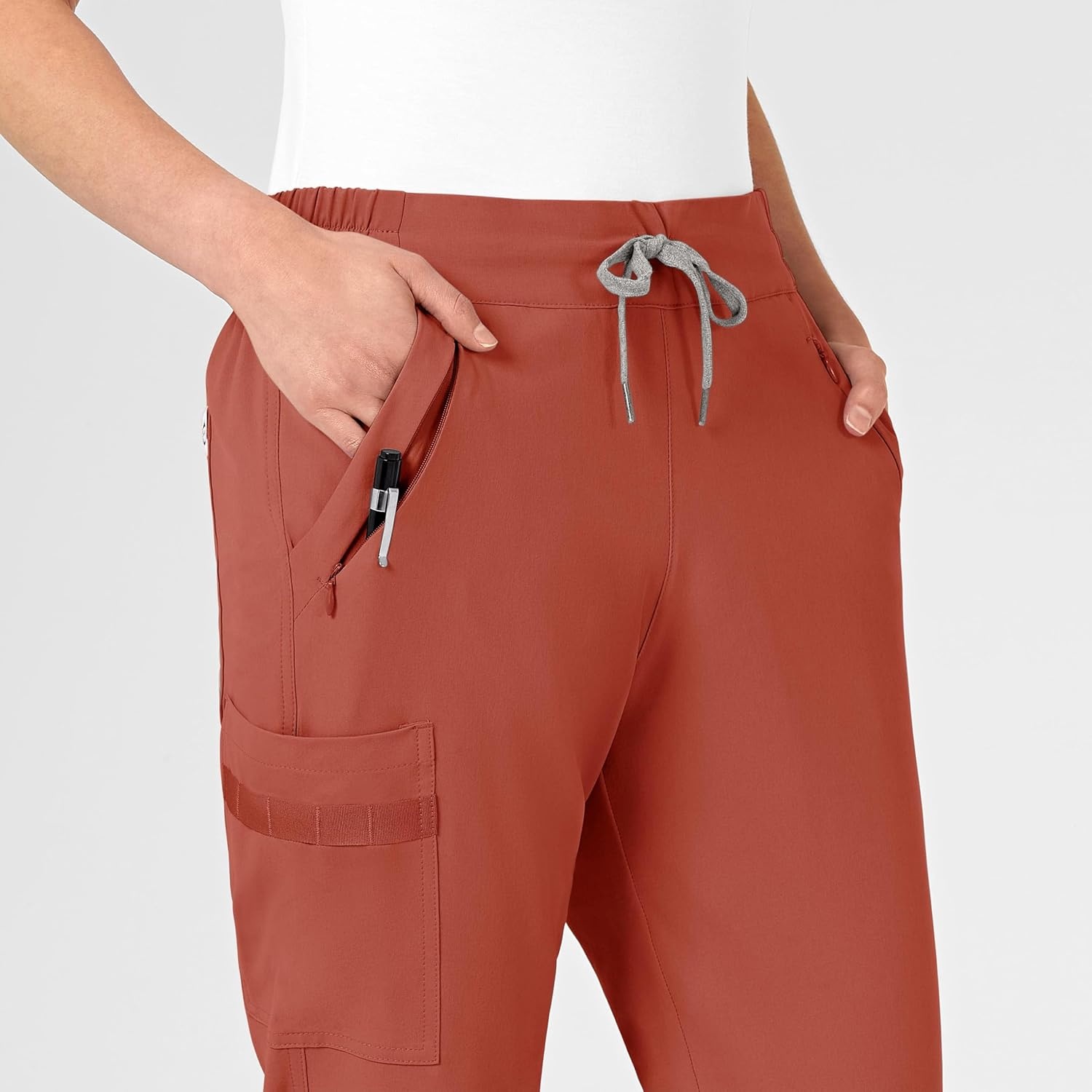 Wink Renew Women’s Jogger Scrub Pant(Mineral Red)