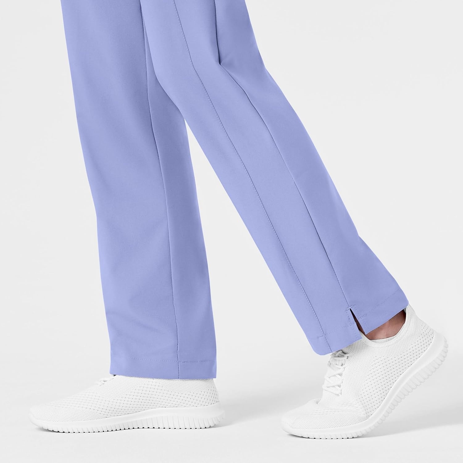 Wink W123 Women’s Flat Front Cargo Scrub Pant(Ceil Blue)